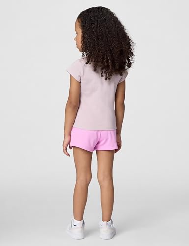 Nike Girls' Graphic T-Shirt and Mesh Shorts 2-Piece Outfit Set