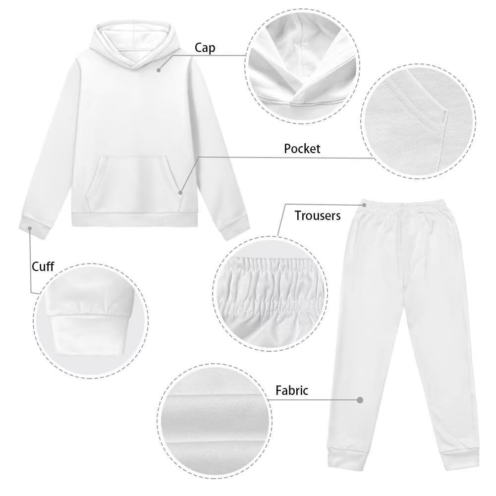 Boys Athletic Hoodie & Jogger Pants Set