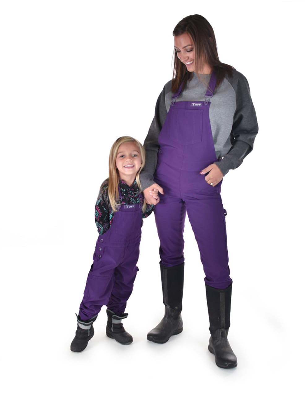 Cowgirl Tuff Girls' WHPH Bib Overall Tuck-In