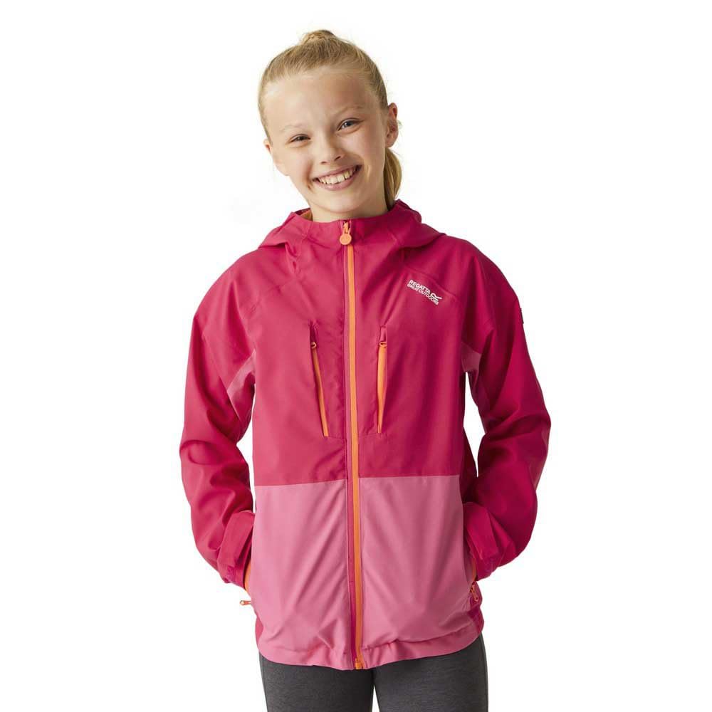 Regatta Girl's Kids' Highton V Waterproof Jacket Girls Highton V Full Zip Waterproof Coat