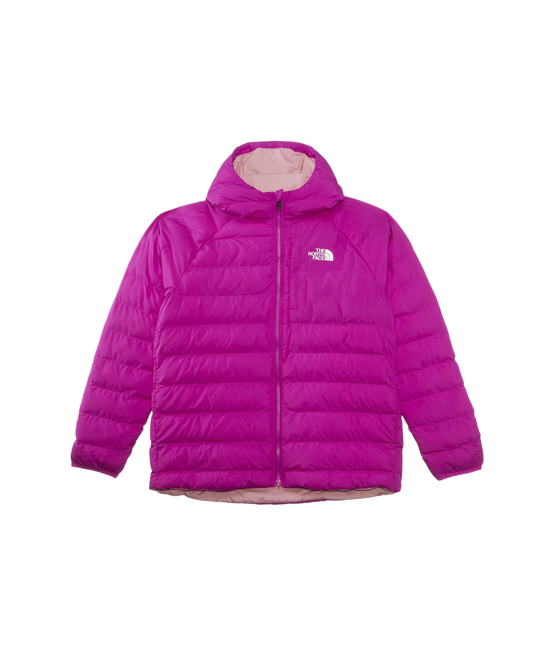 Girls Reversible Water-Repellent Hooded Winter Jacket
