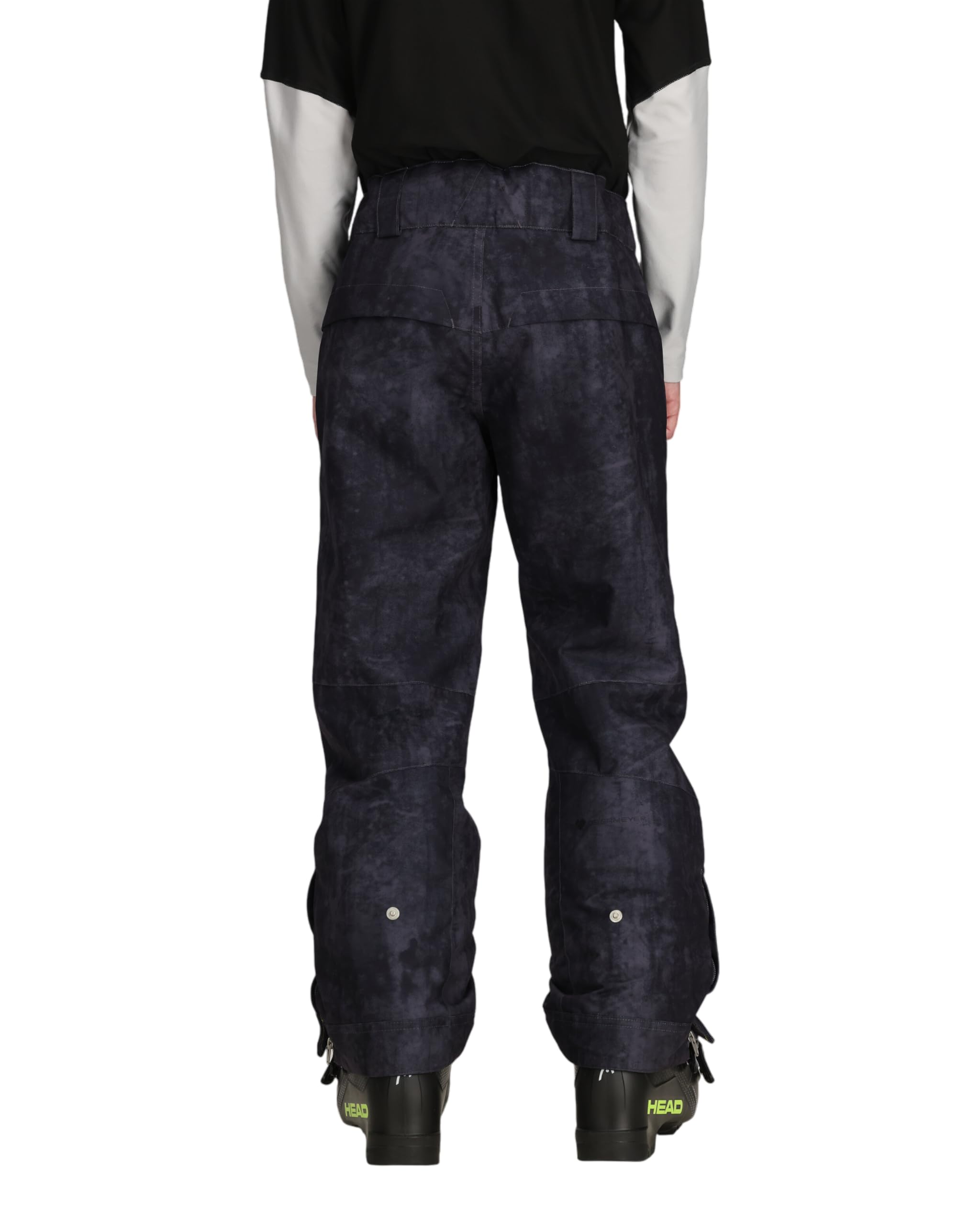 Boys Waterproof Insulated Print Snow Pants
