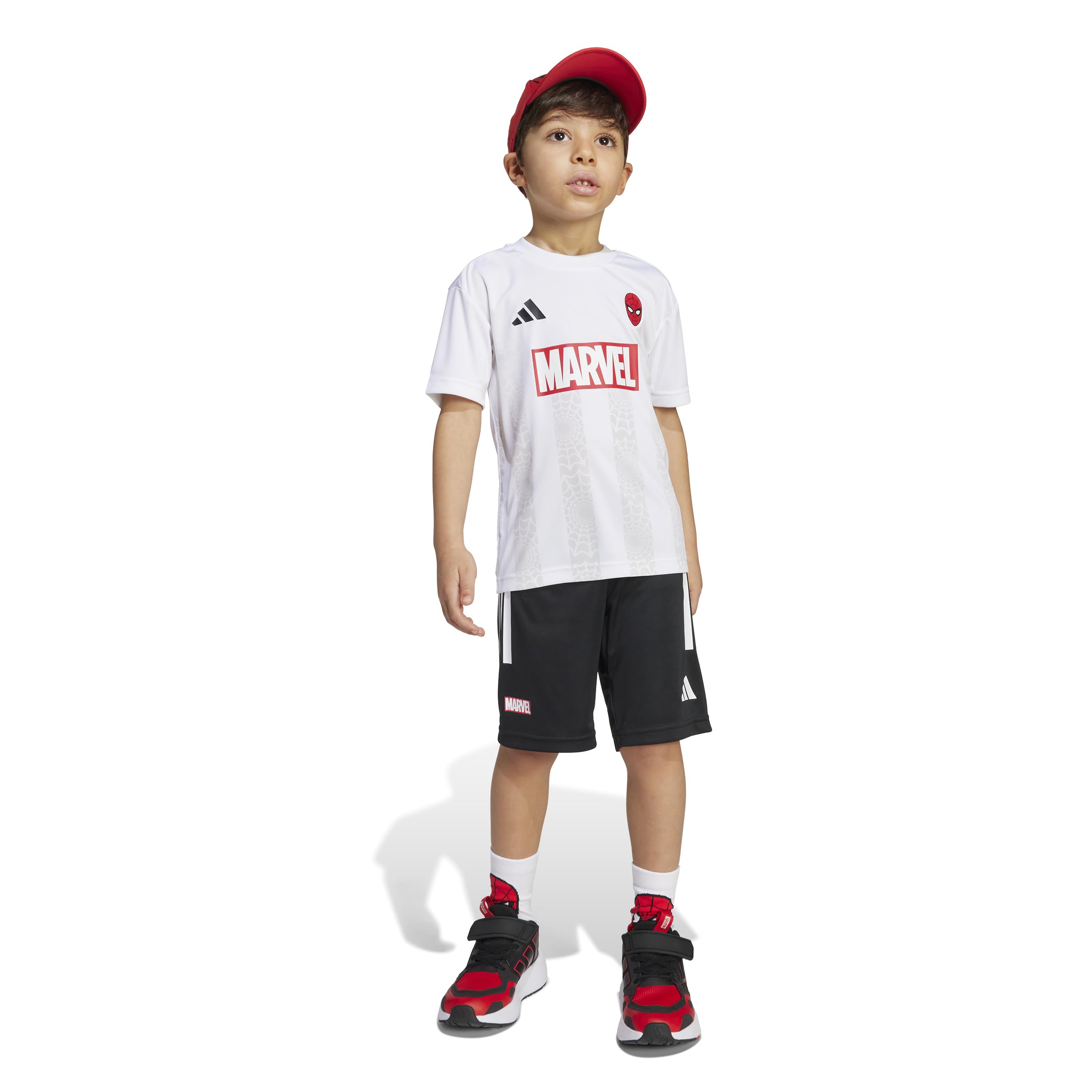 adidas Unisex-Child Marvel Avengers T-Shirt Set