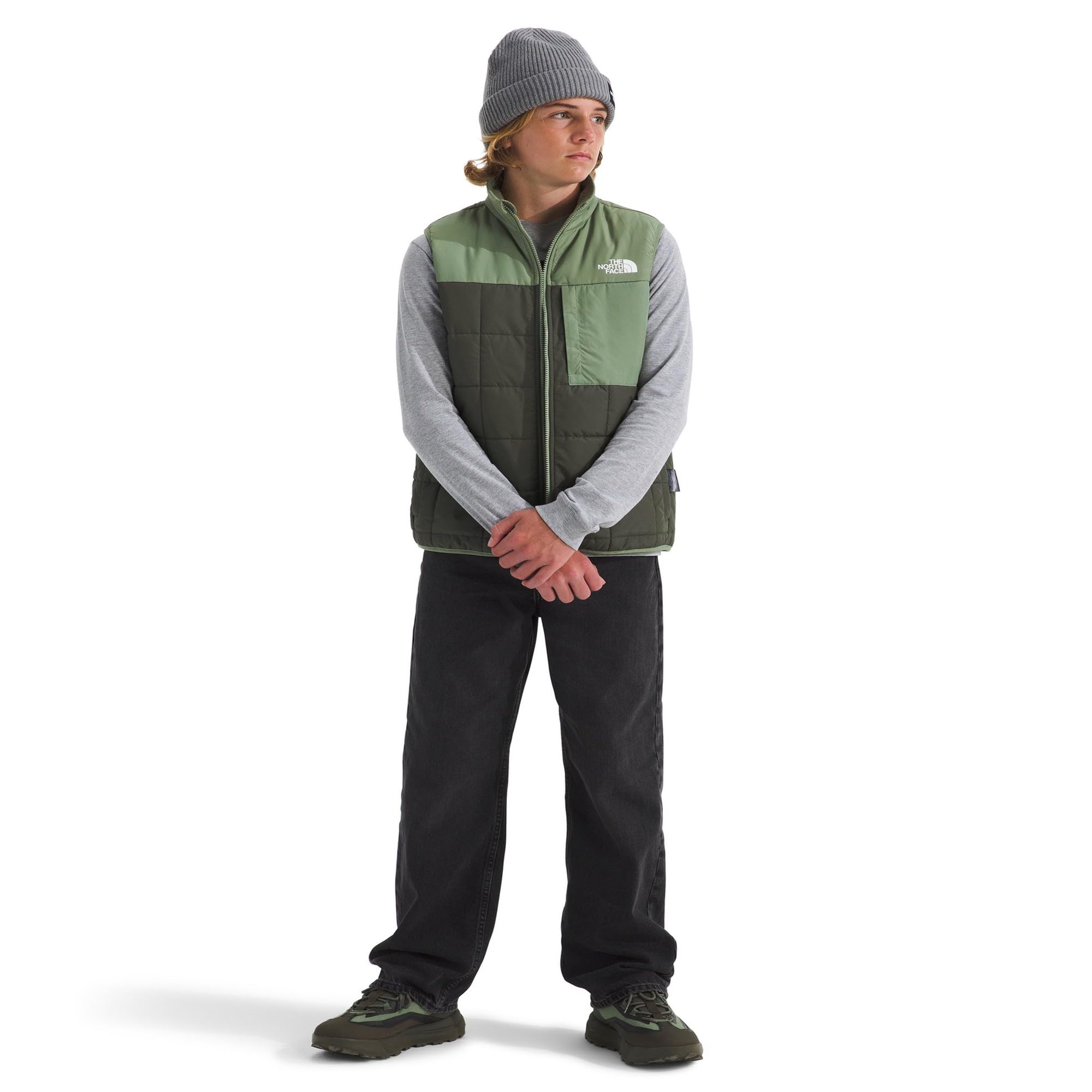 Boys Reversible Midweight Puffer Vest