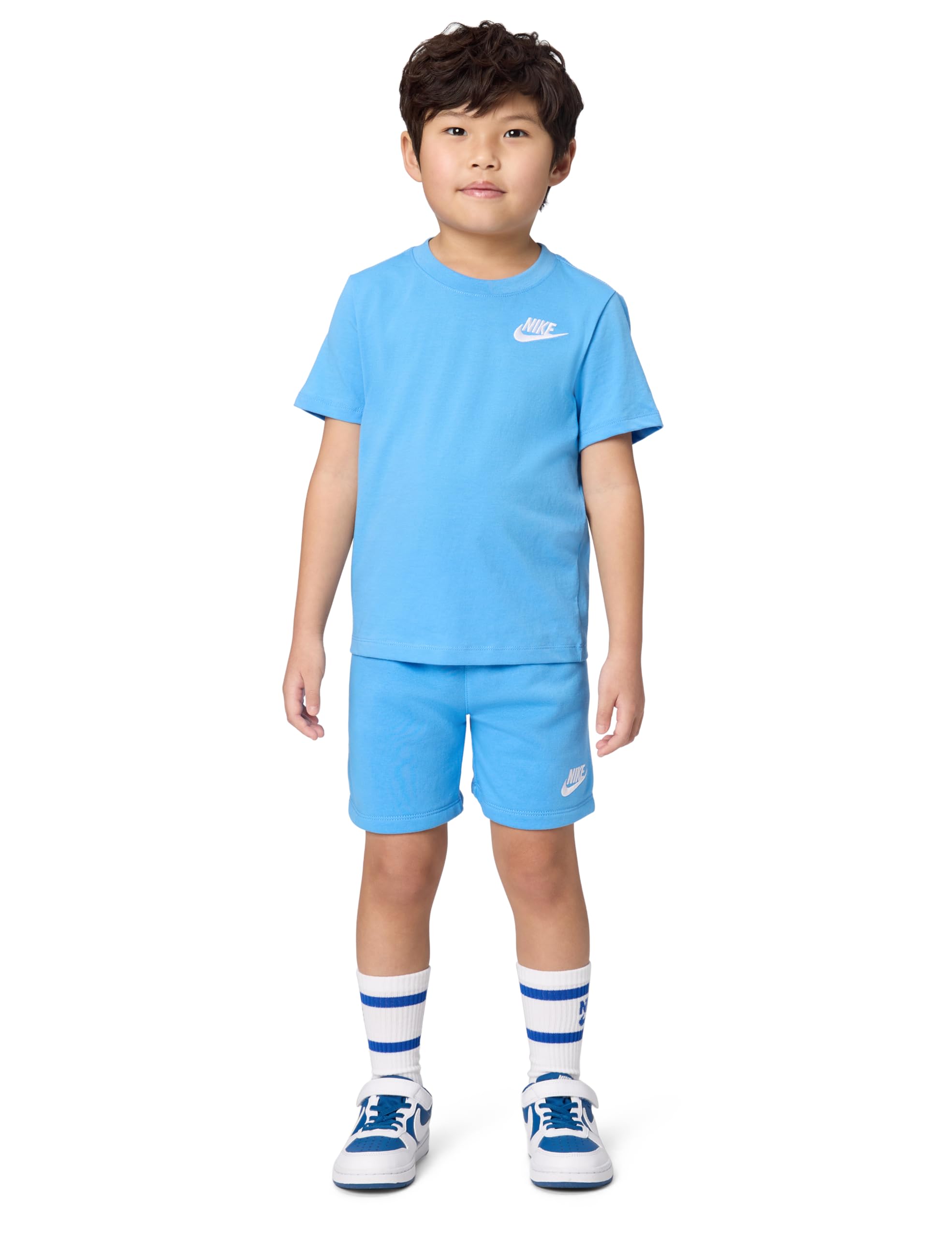 Nike Boys' Sportswear Club T-Shirt and Shorts 2-Piece Outfit Set