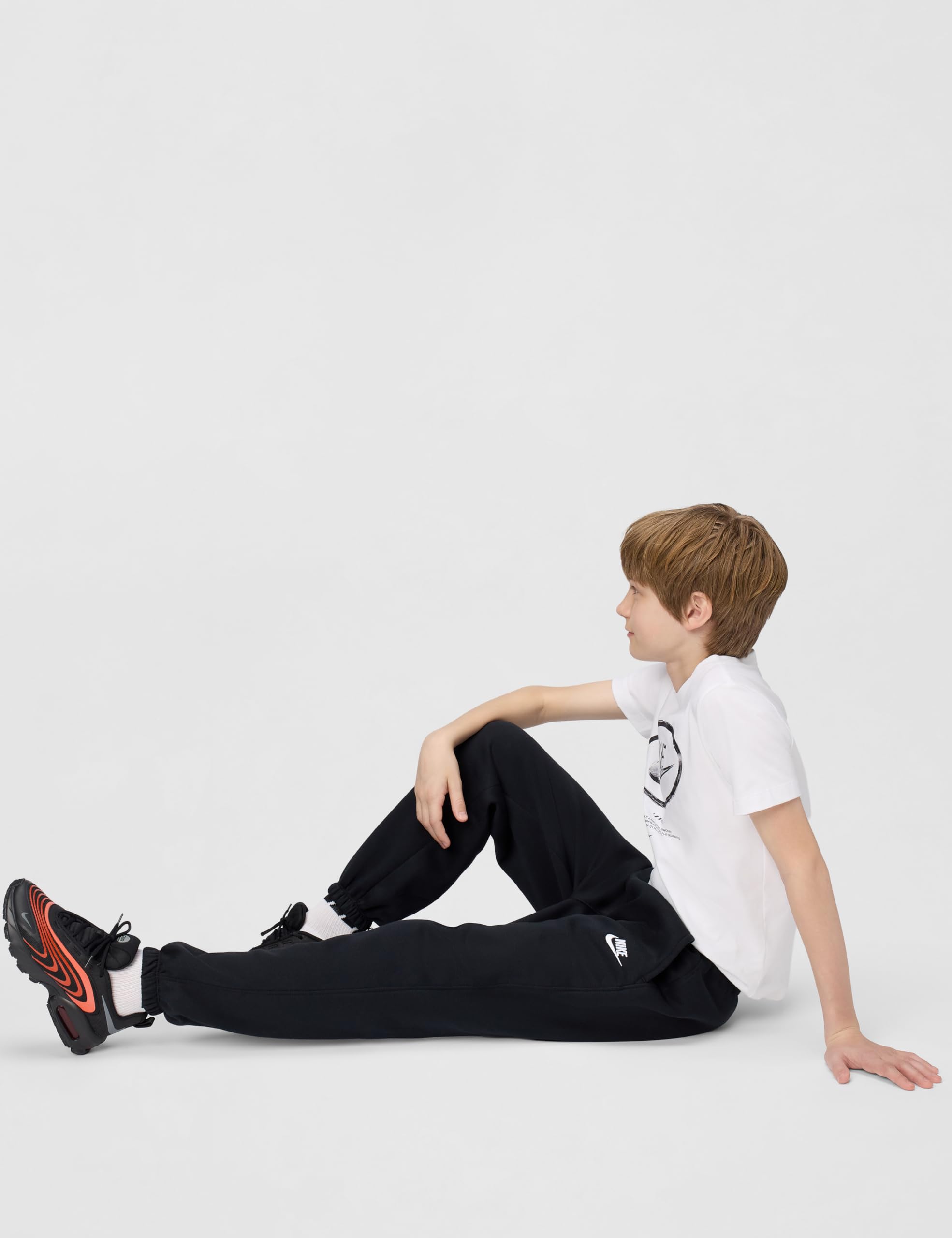 Nike Unisex Big Kids' Sportswear Club Fleece Loose Pants - Boys and Girls