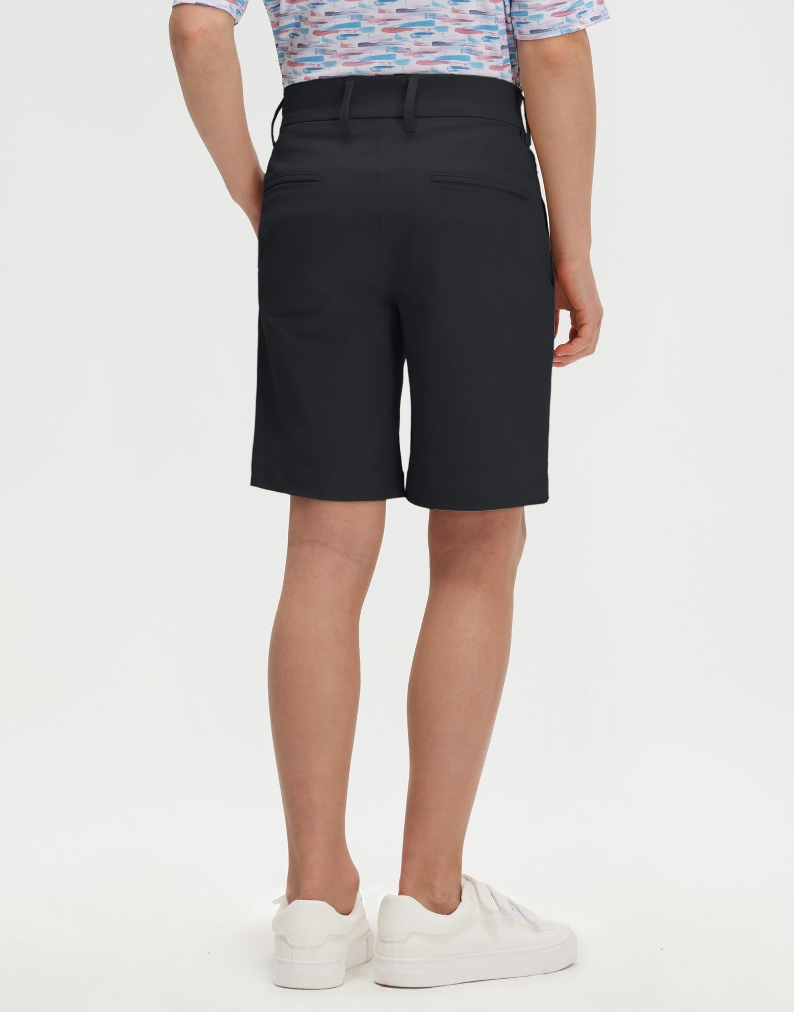 Boys 7-Inch Water-Resistant Stretch Golf Chino Shorts