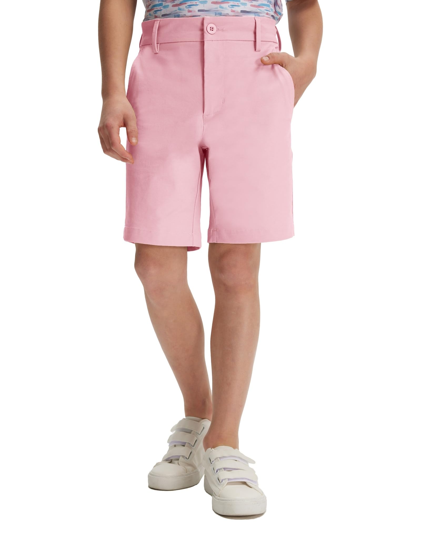 Boys 7-Inch Water-Resistant Stretch Golf Chino Shorts