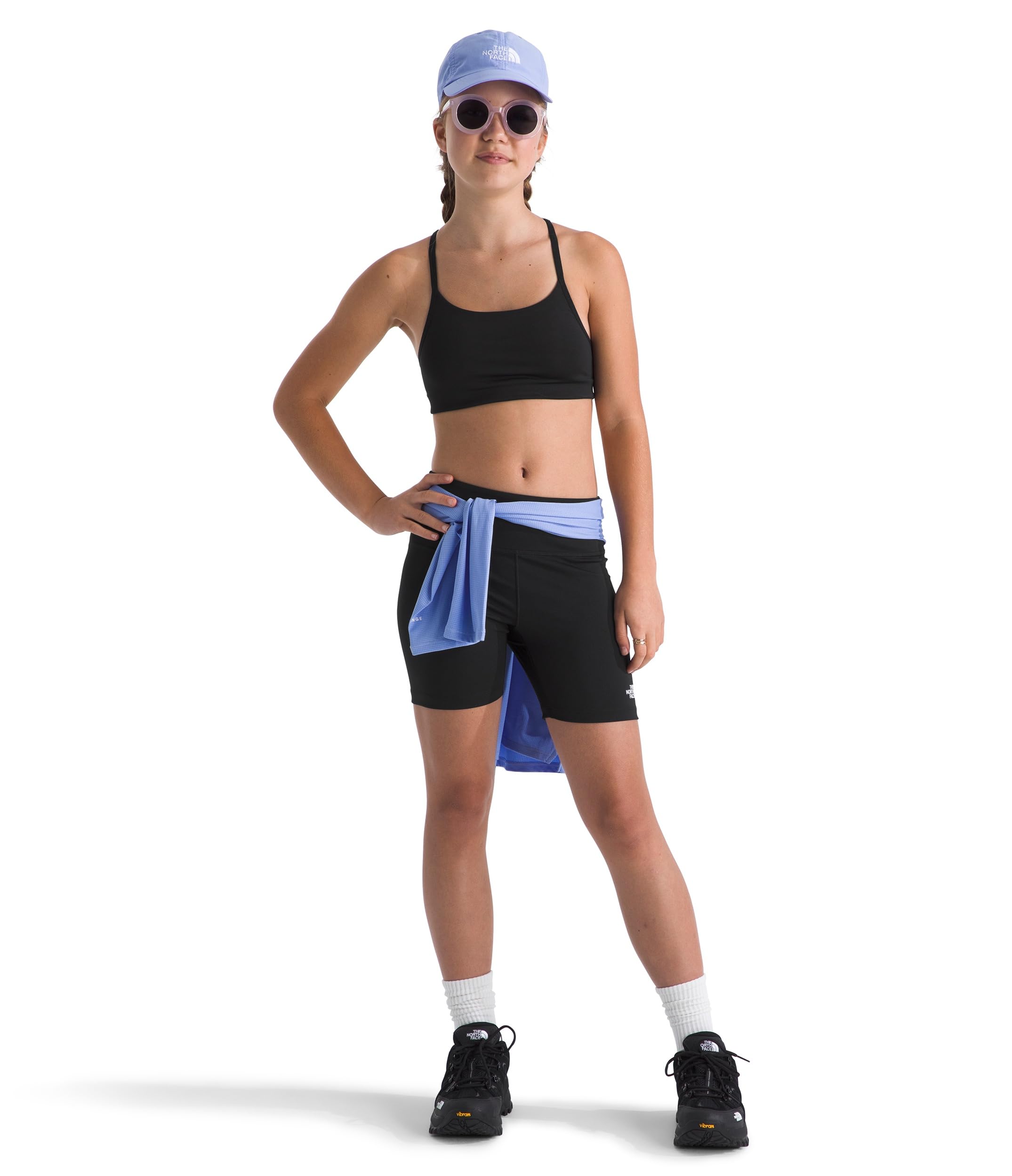 Girls Moisture-Wicking Flex Tight Shorts
