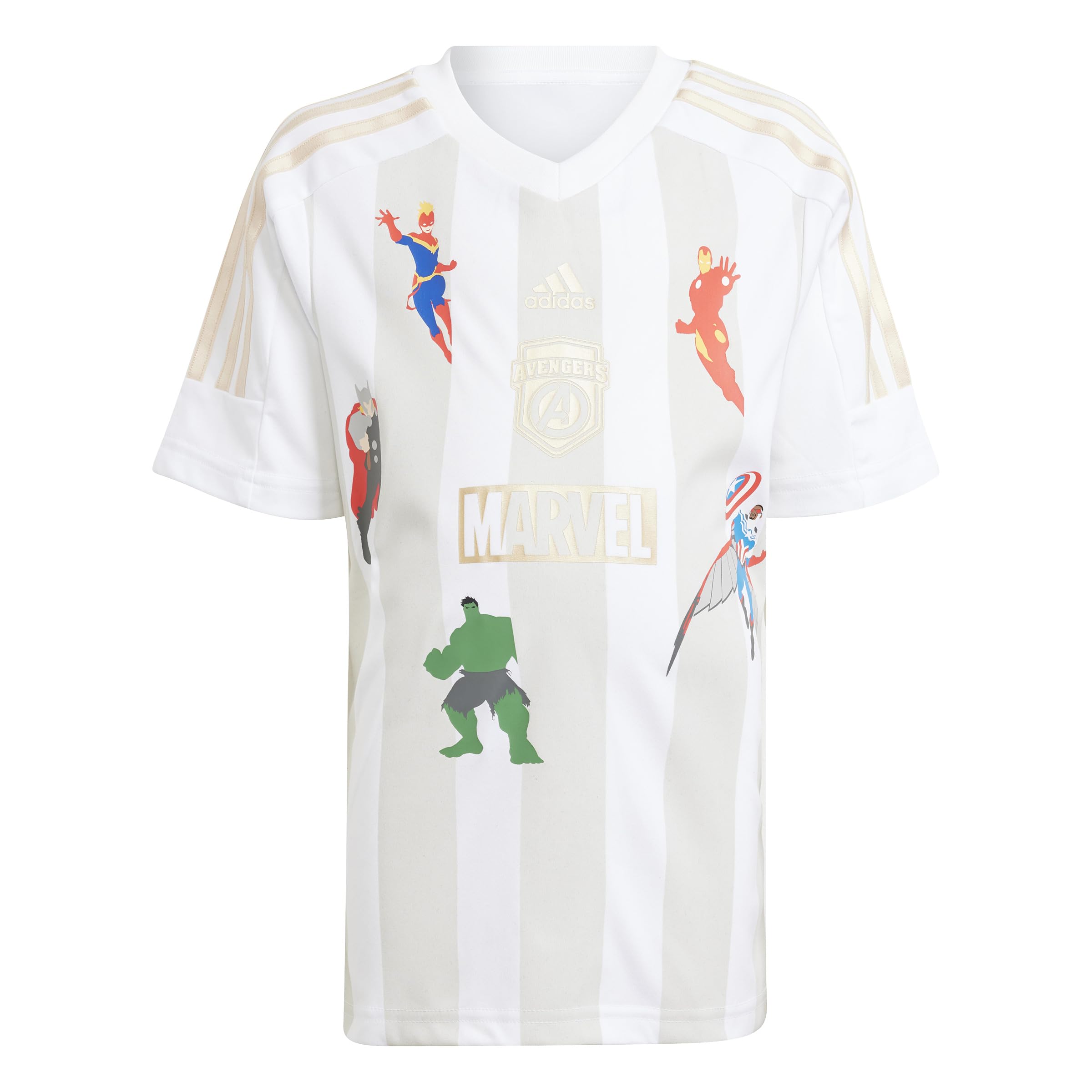 adidas Unisex-Child Marvel Avengers T-Shirt Set
