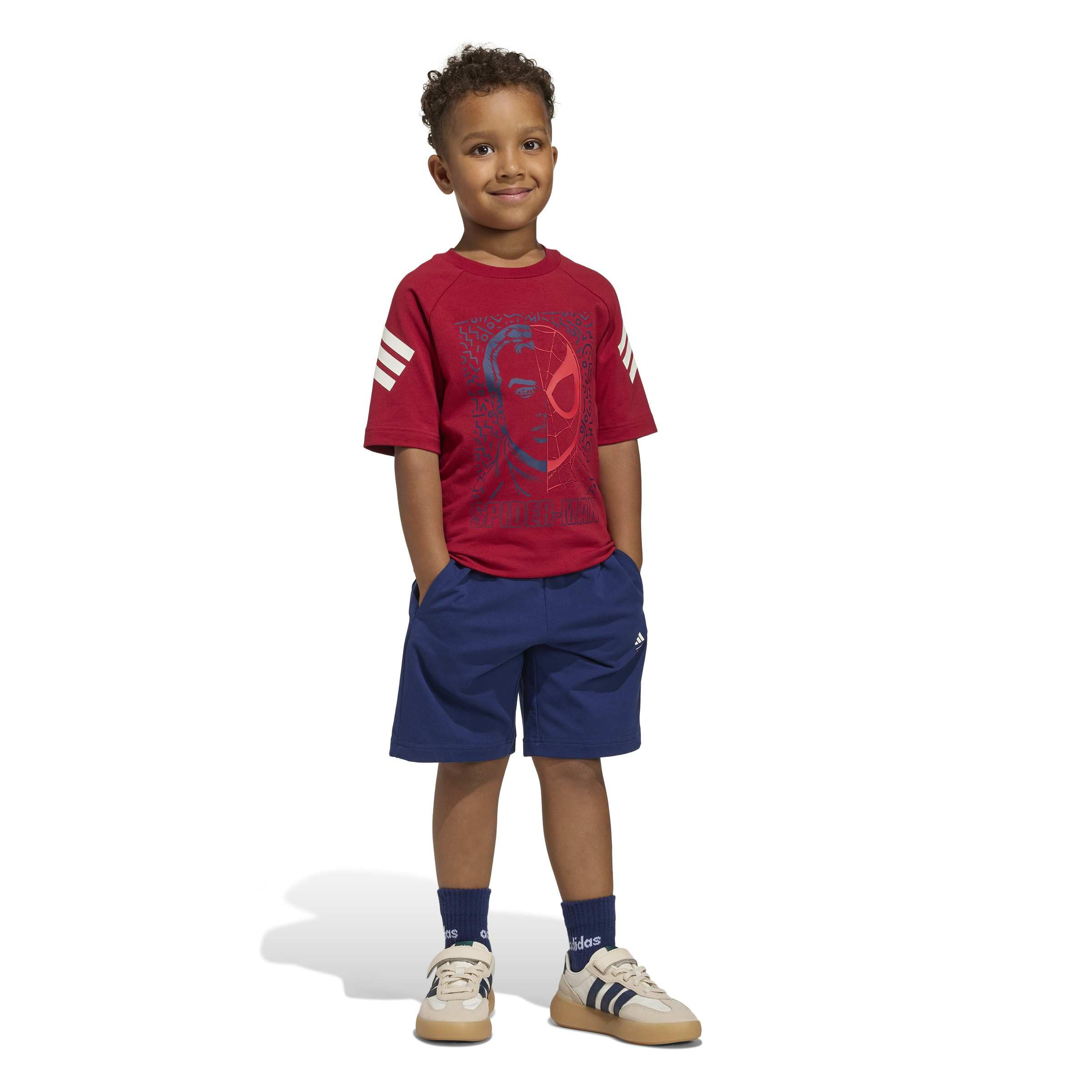 adidas Unisex-Child Marvel Avengers T-Shirt Set