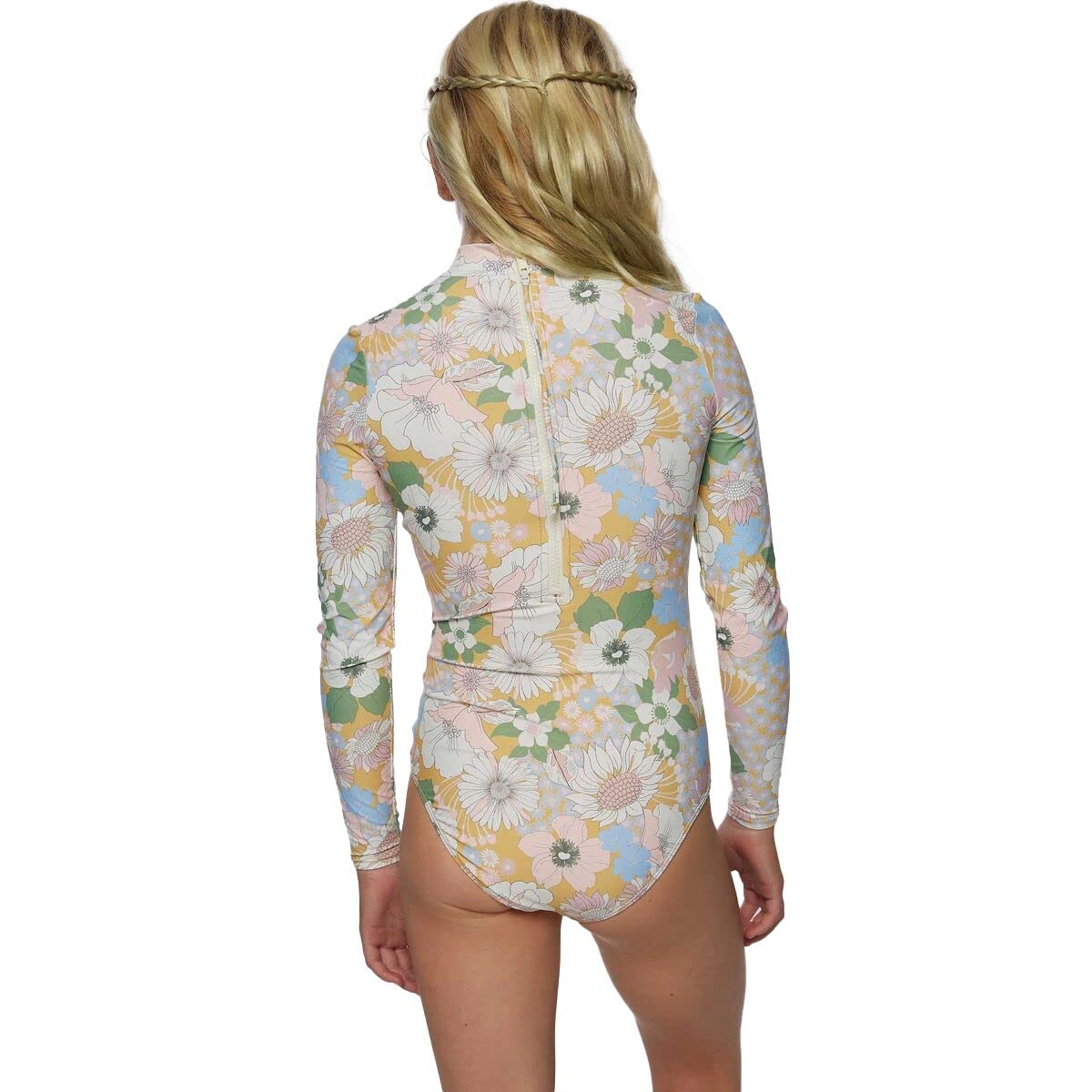 Girls Twiggy Ls Swim Complete, Mimosa, 6