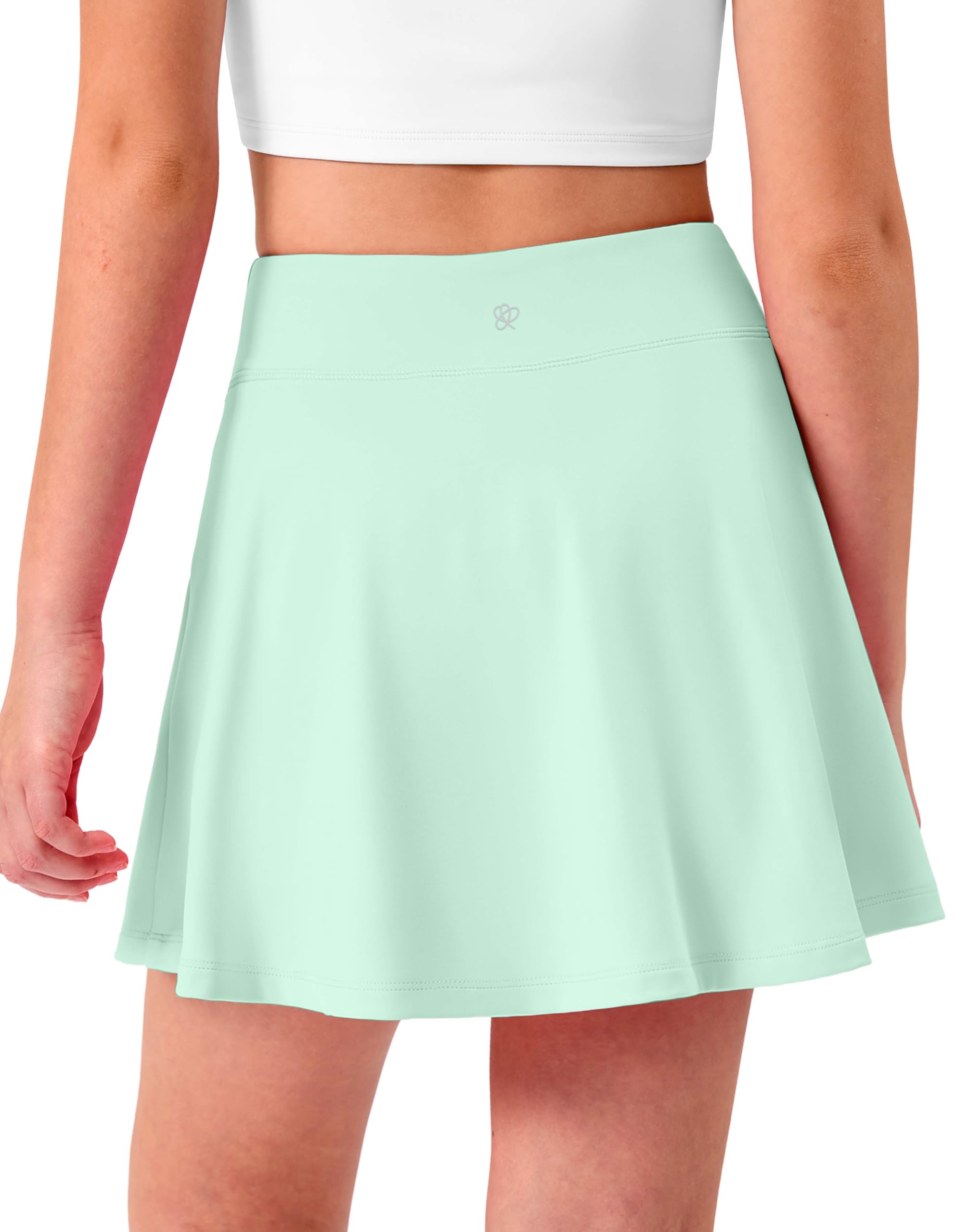 Girls Pleated 2-in-1 Tennis Skort with Pockets