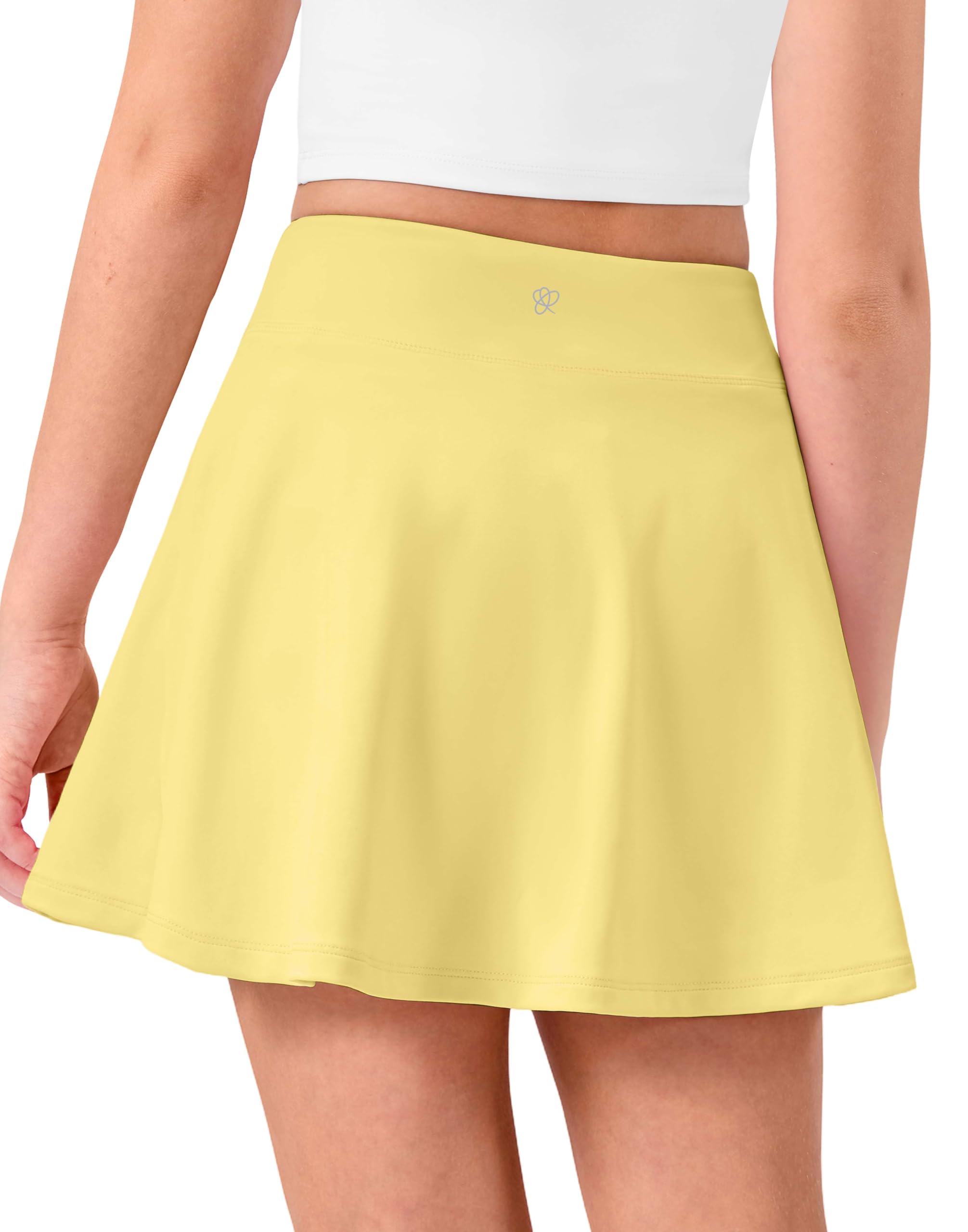 Girls Pleated 2-in-1 Tennis Skort with Pockets