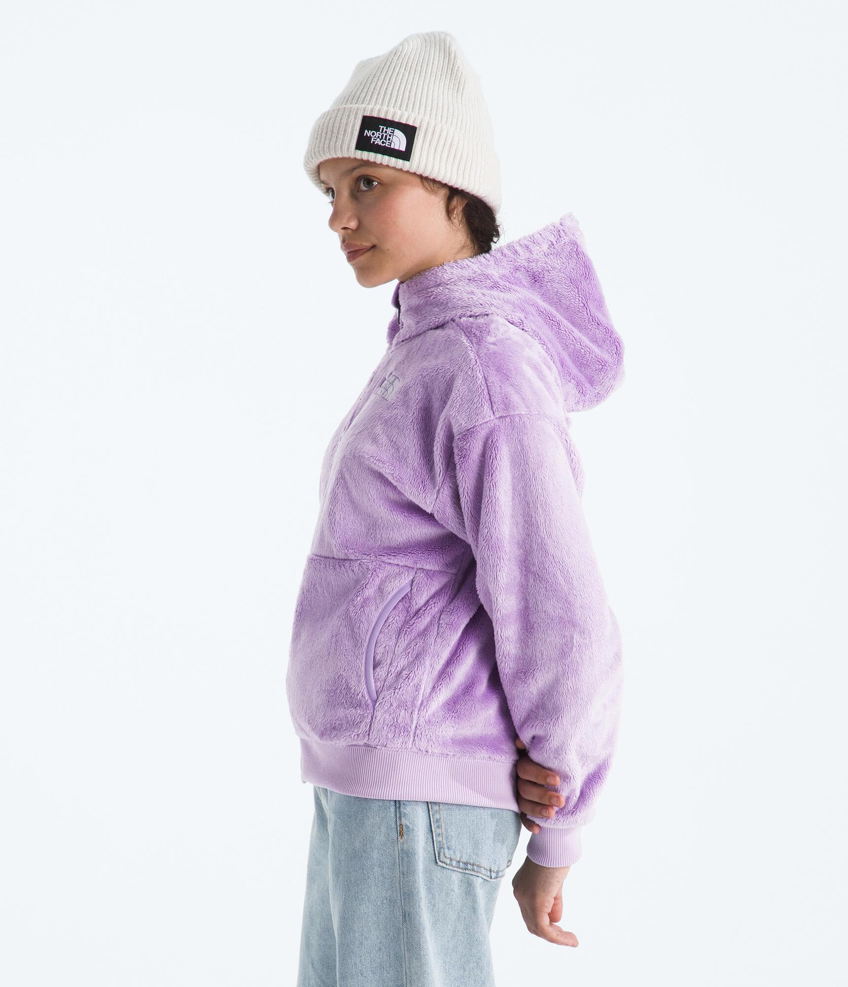 Girls Full-Zip Fleece Hooded Jacket