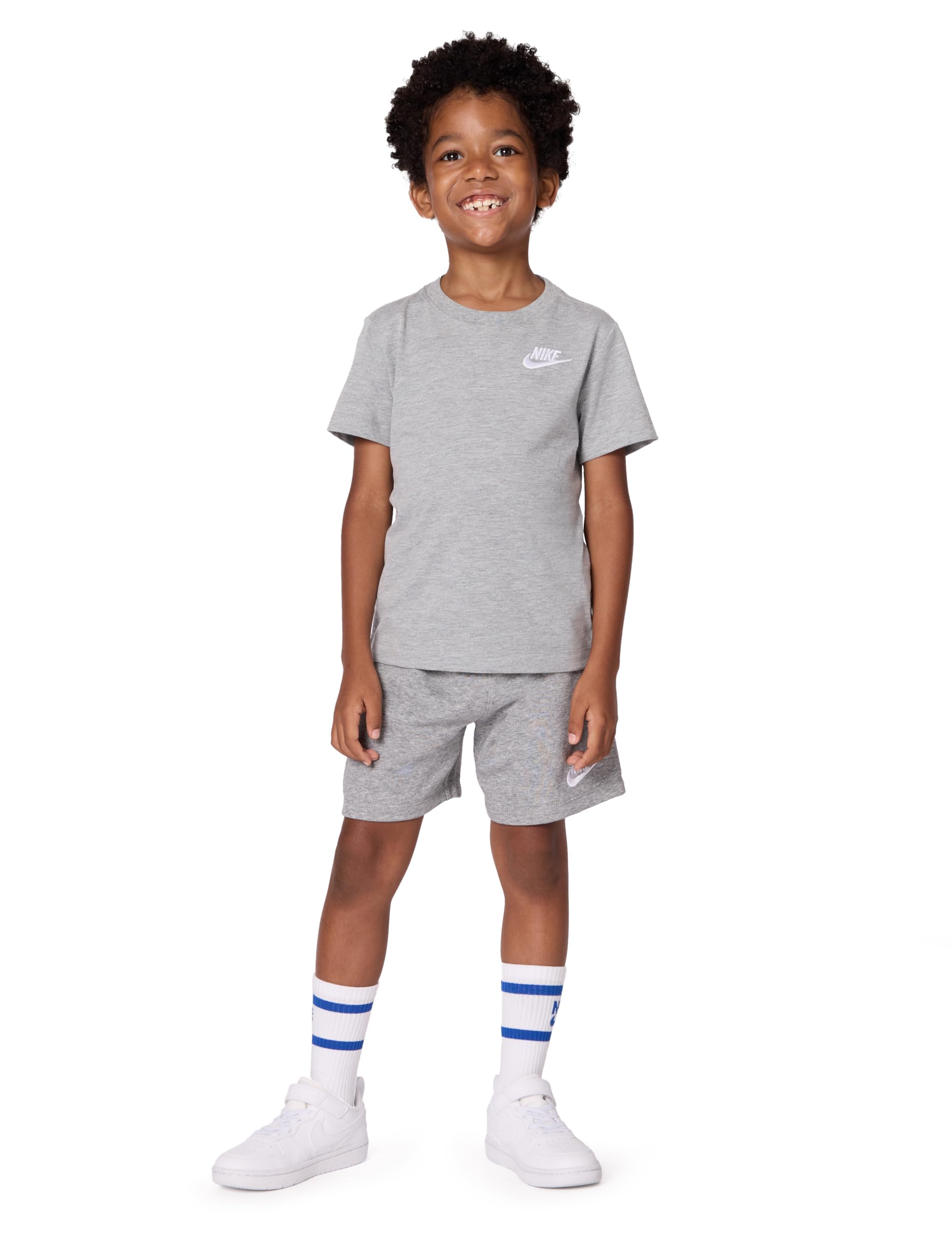 Nike Boys' Sportswear Club T-Shirt and Shorts 2-Piece Outfit Set