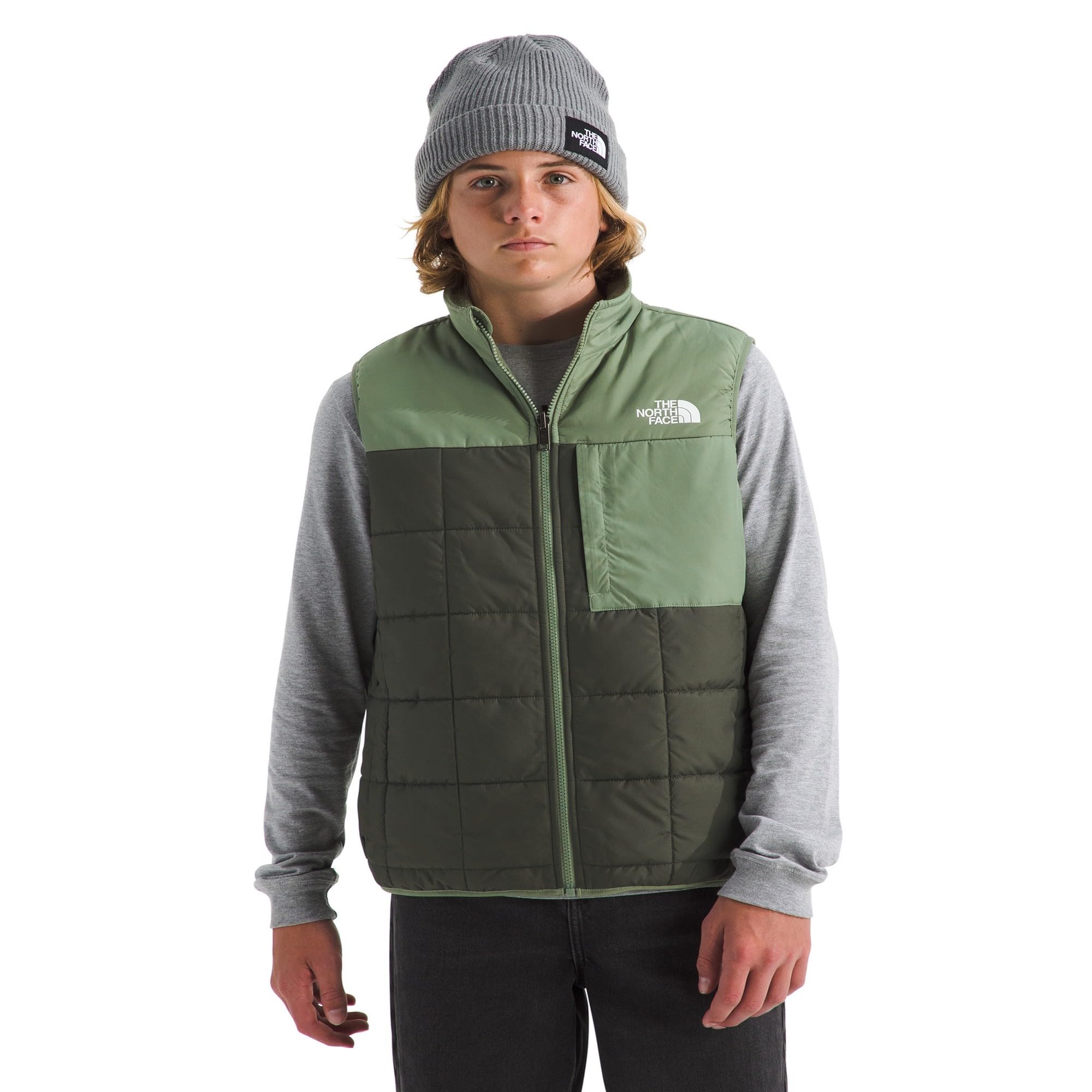 Boys Reversible Midweight Puffer Vest