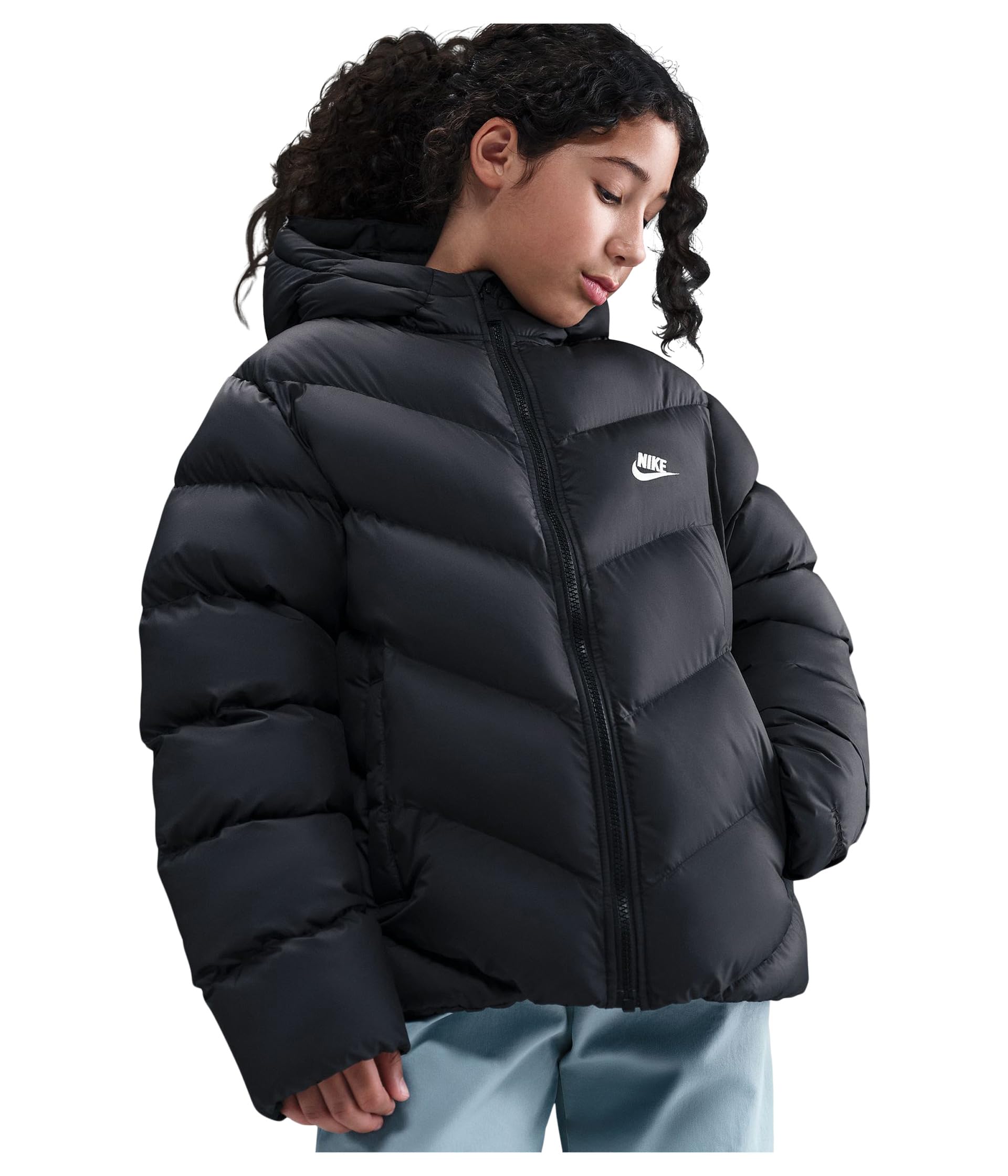 Kids Loose-Fit Thermal Puffer Jacket