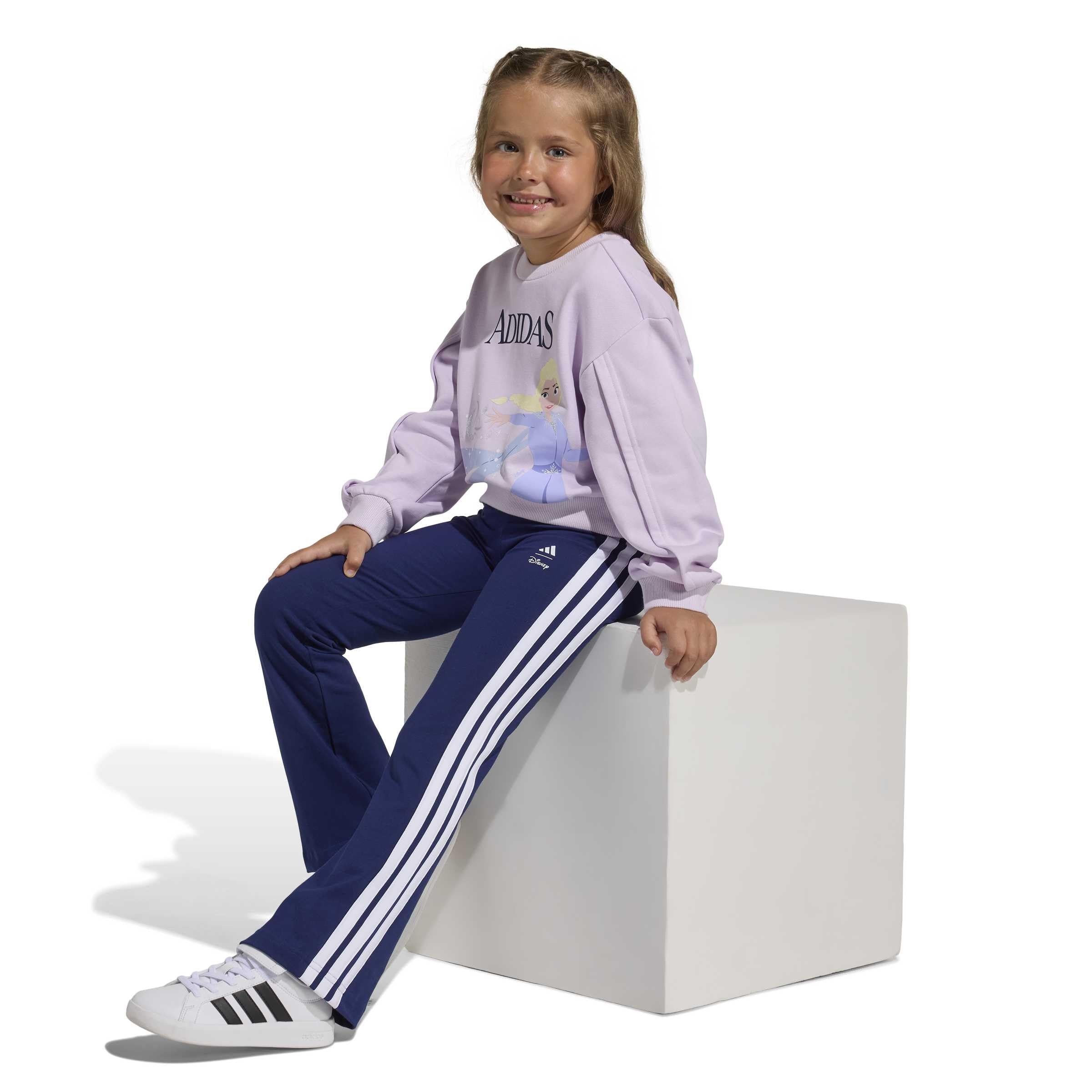 adidas Girls Disney Minnie Mouse Jogger, Light Grey Heather