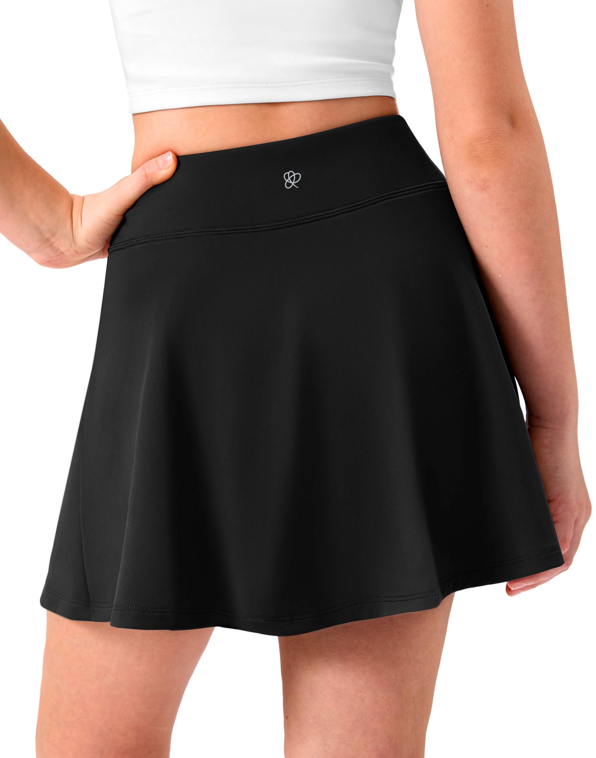 Girls Pleated 2-in-1 Tennis Skort with Pockets