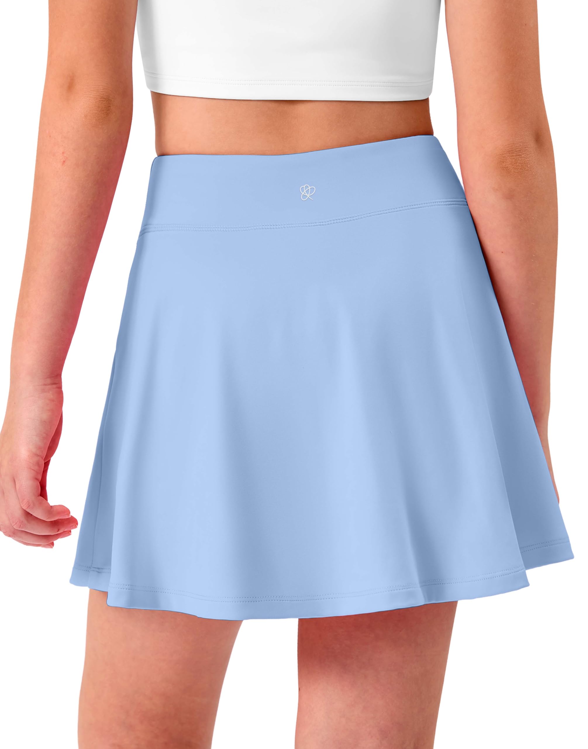Girls Pleated 2-in-1 Tennis Skort with Pockets