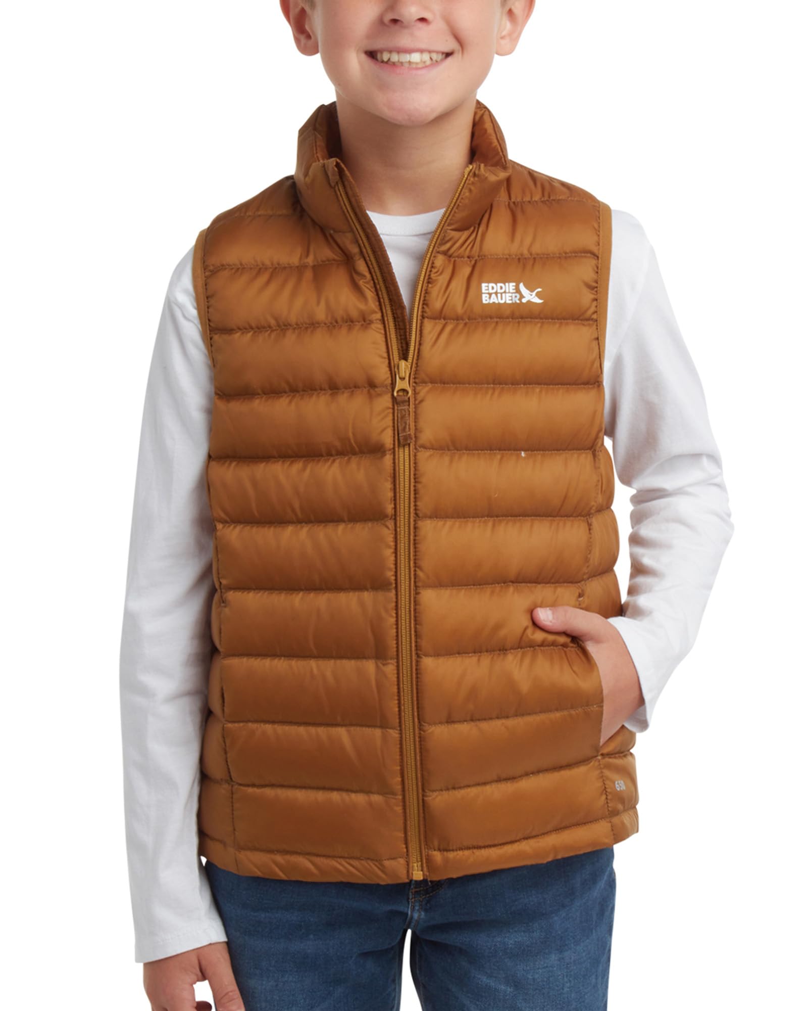 Kids Weather-Resistant Quilted Down Vest