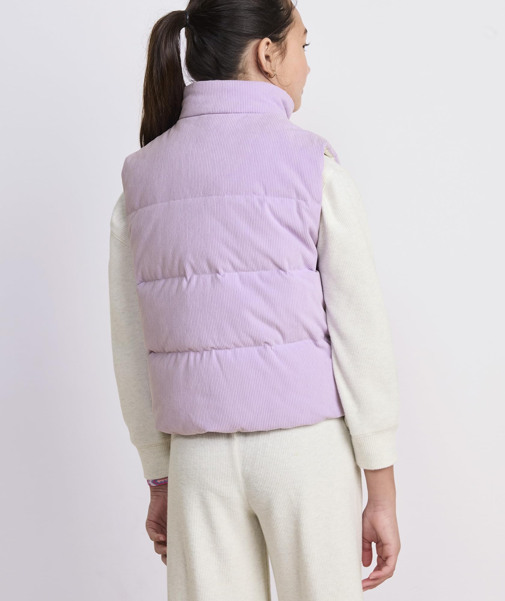 vineyard vines Girls' Girls' Corduroy Puffer Vest