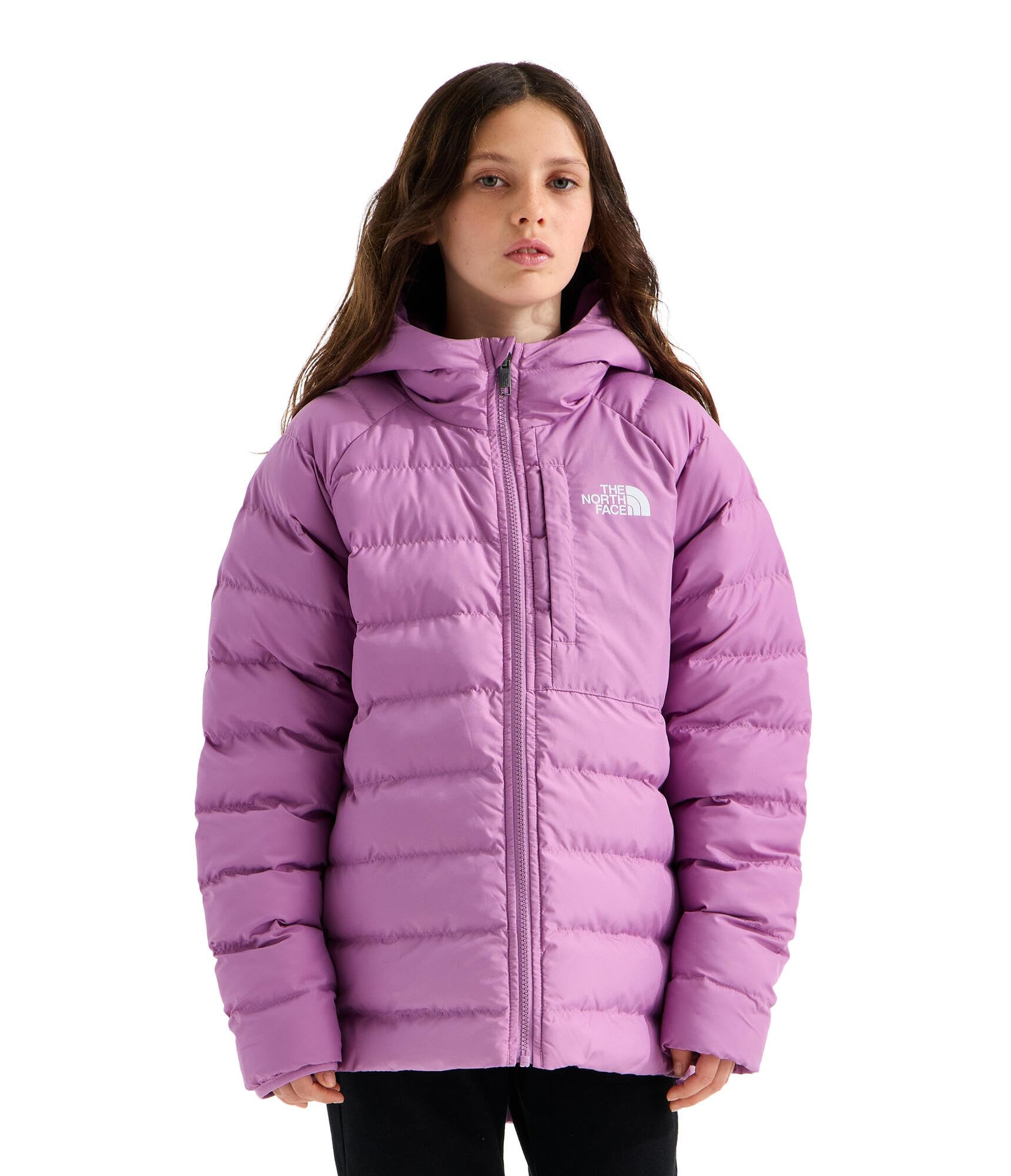 Girls Reversible Water-Repellent Hooded Winter Jacket