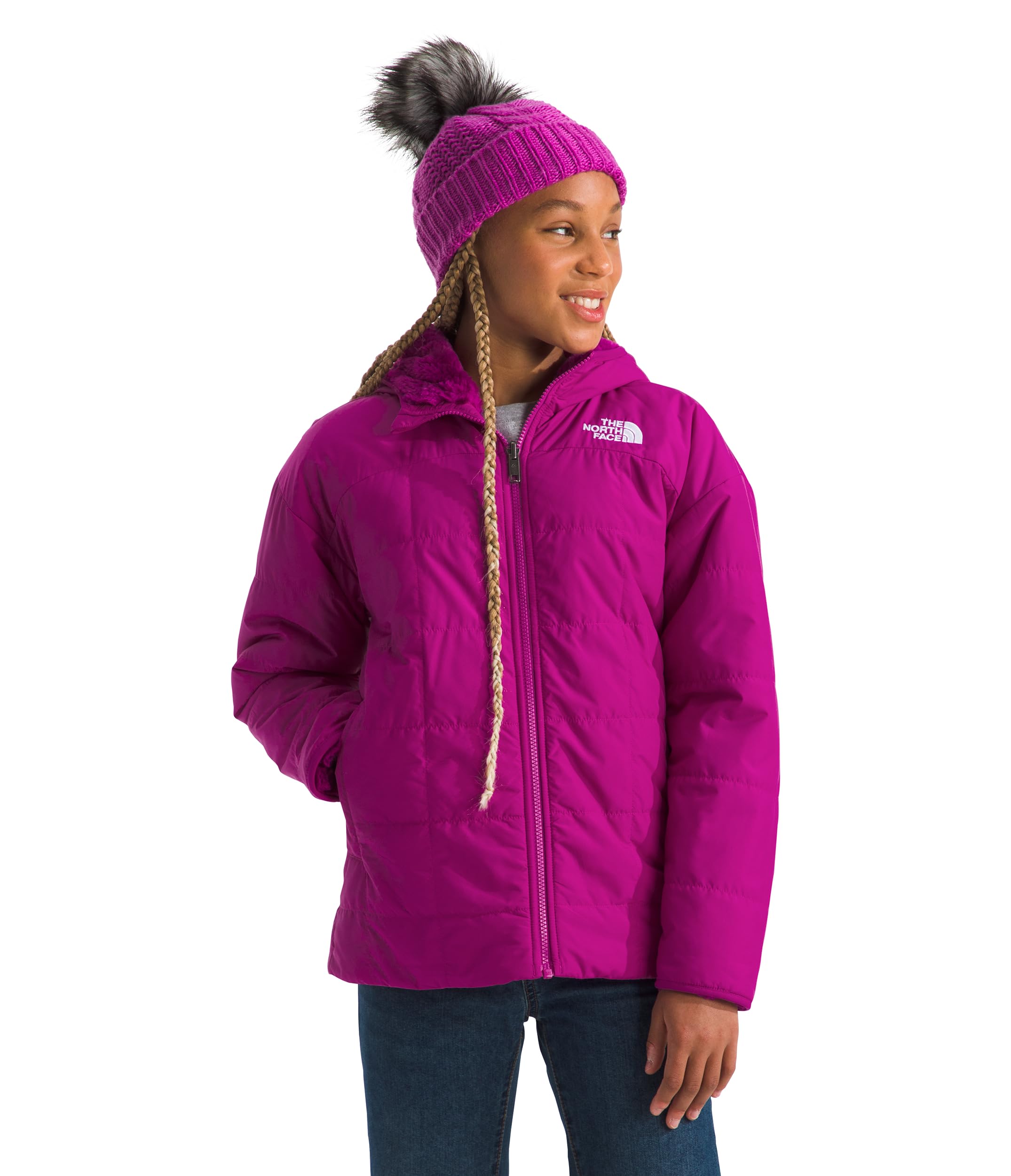 The North Face Girls' Reversible Shasta Short Parka