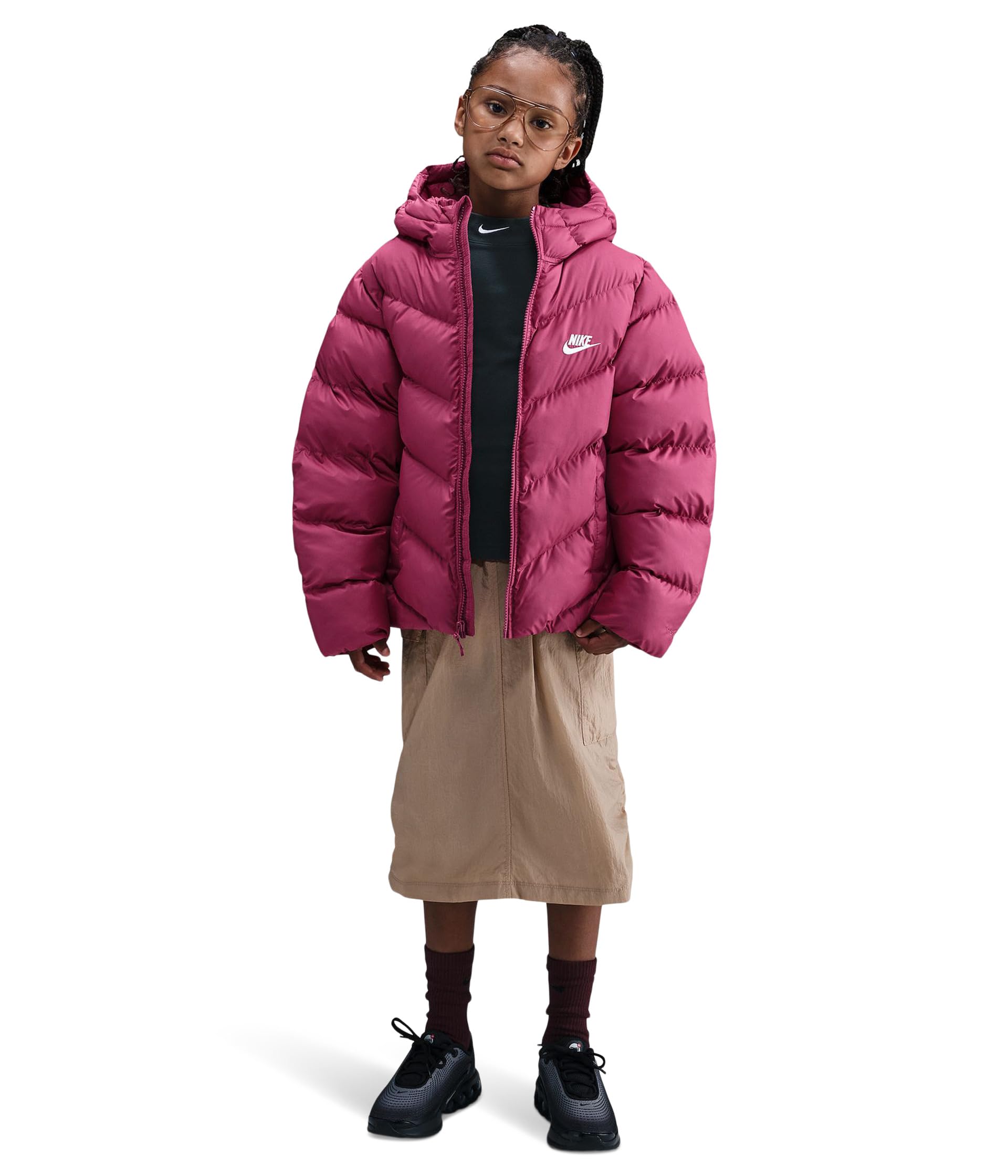 Kids Loose-Fit Thermal Puffer Jacket