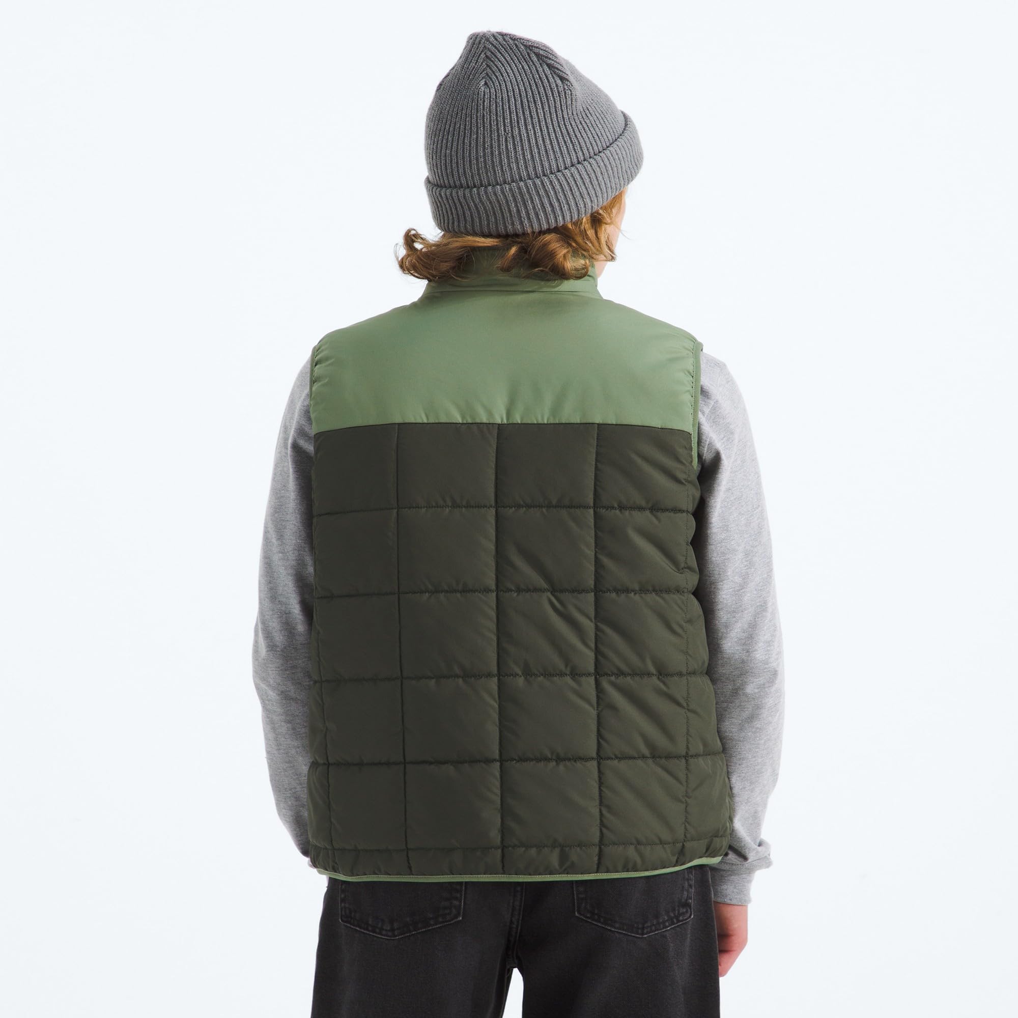Boys Reversible Midweight Puffer Vest