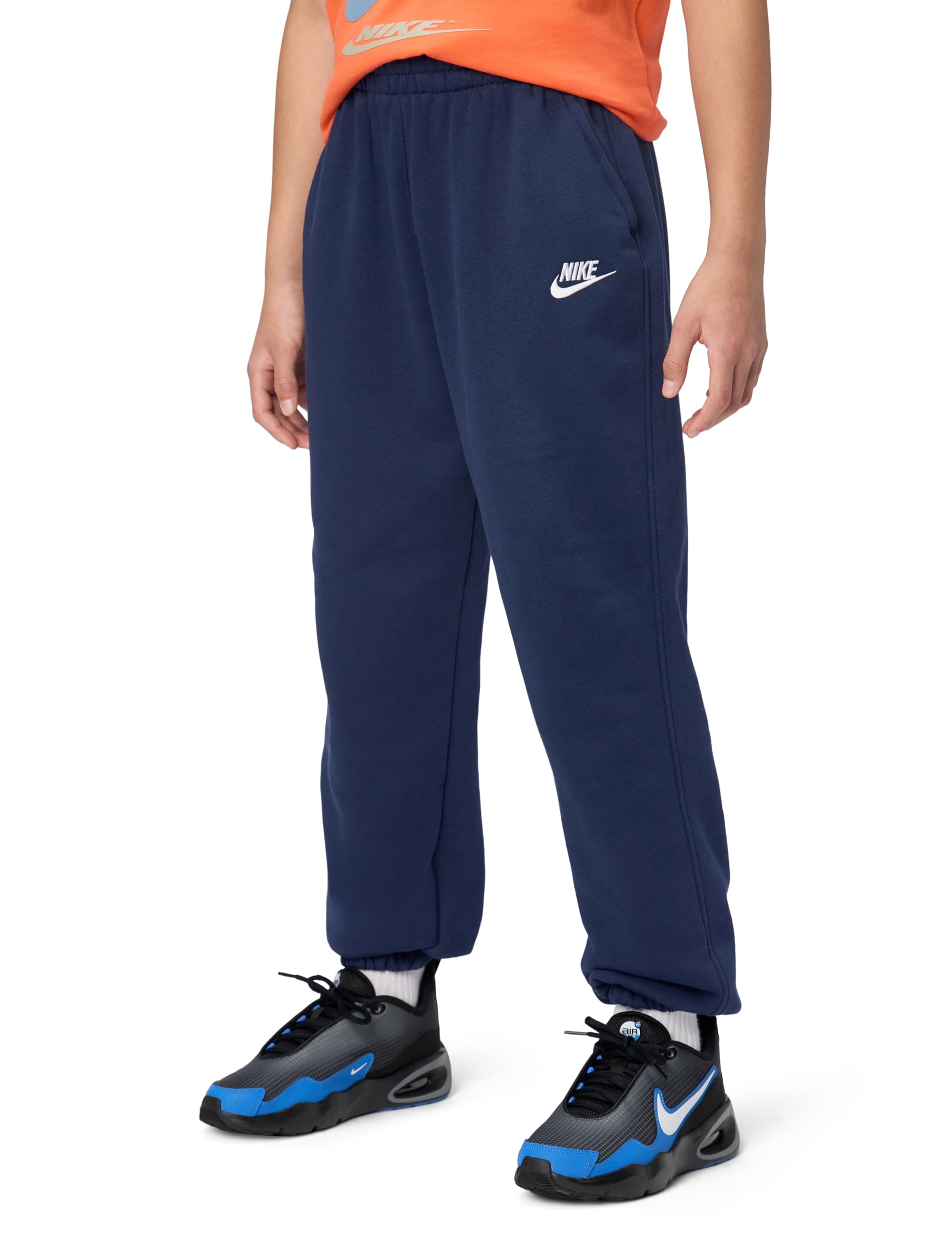 Nike Unisex Big Kids' Sportswear Club Fleece Loose Pants - Boys and Girls