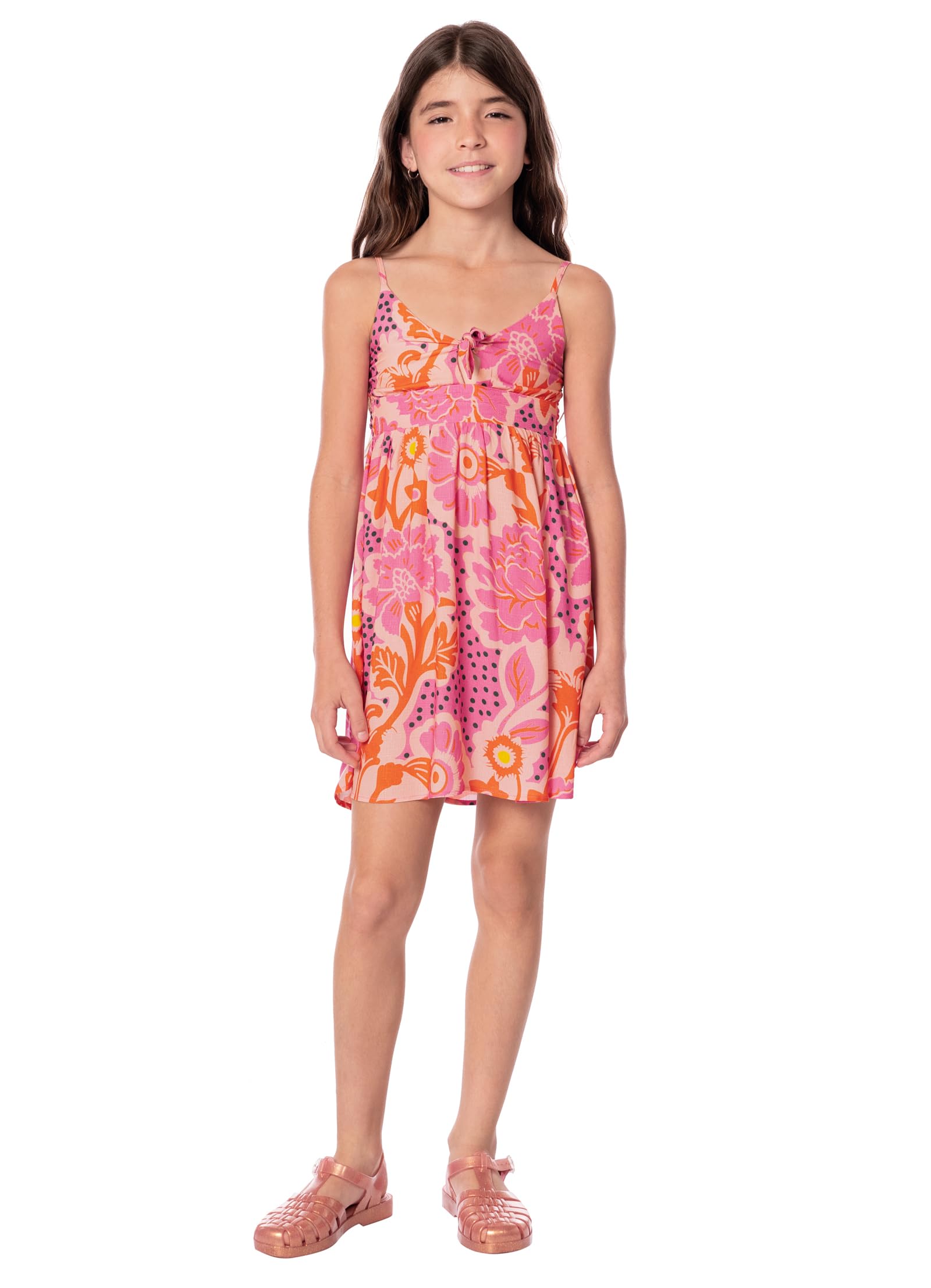 Maaji Girls' Blush Floral Short Dress