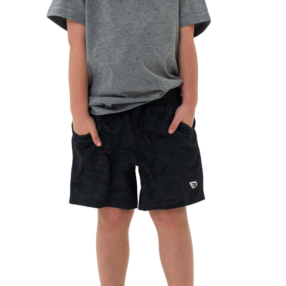 Boys Quick-Dry Stretch Athletic Shorts