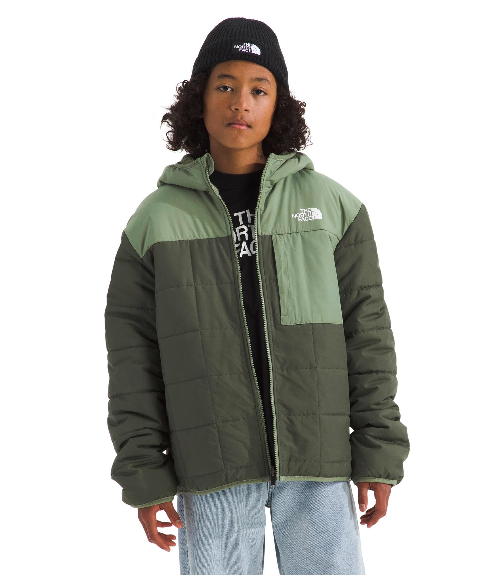 The North Face Boys' Reversible Shasta Full Zip Hooded Jacket
