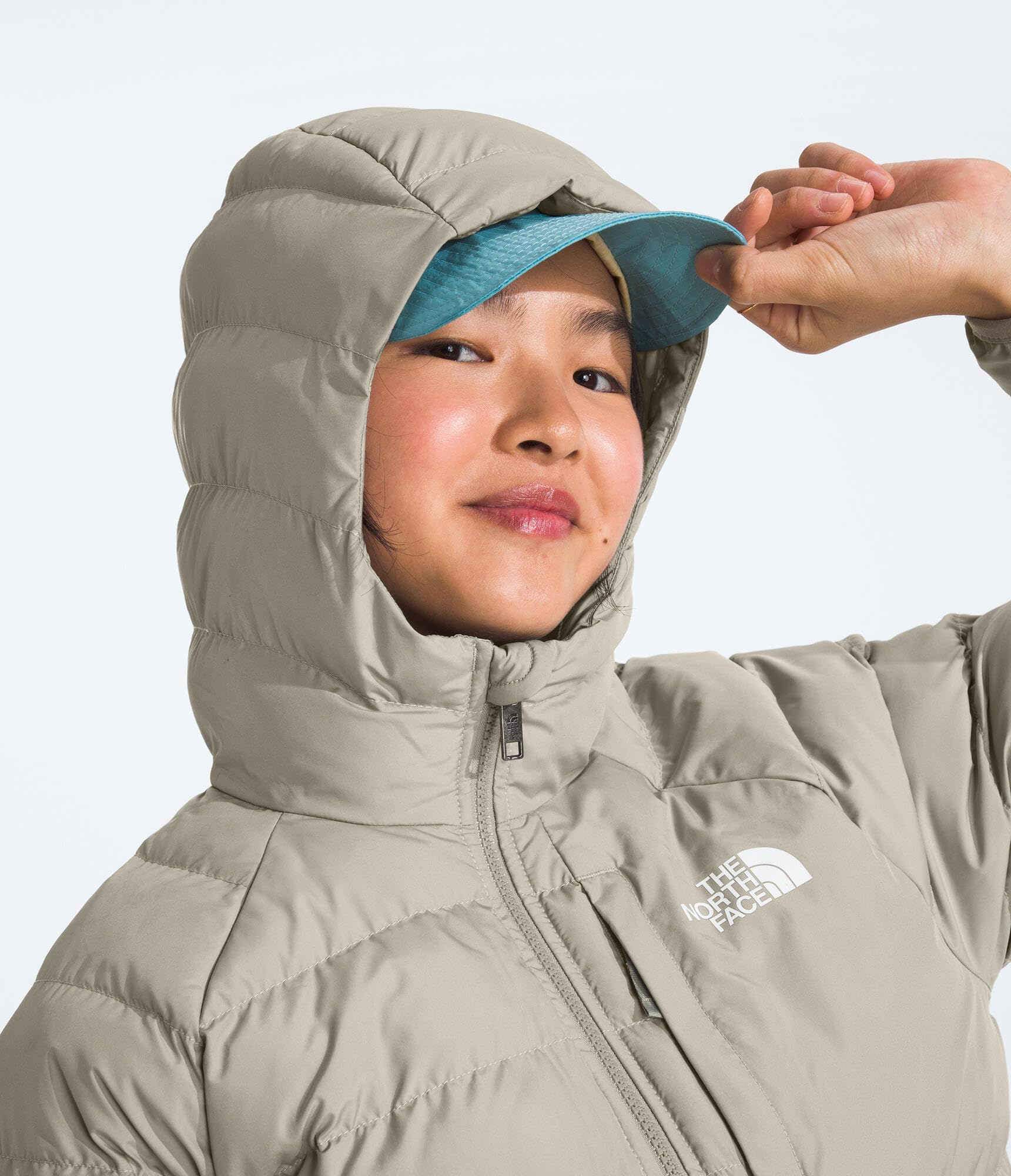 Girls Reversible Water-Repellent Hooded Winter Jacket