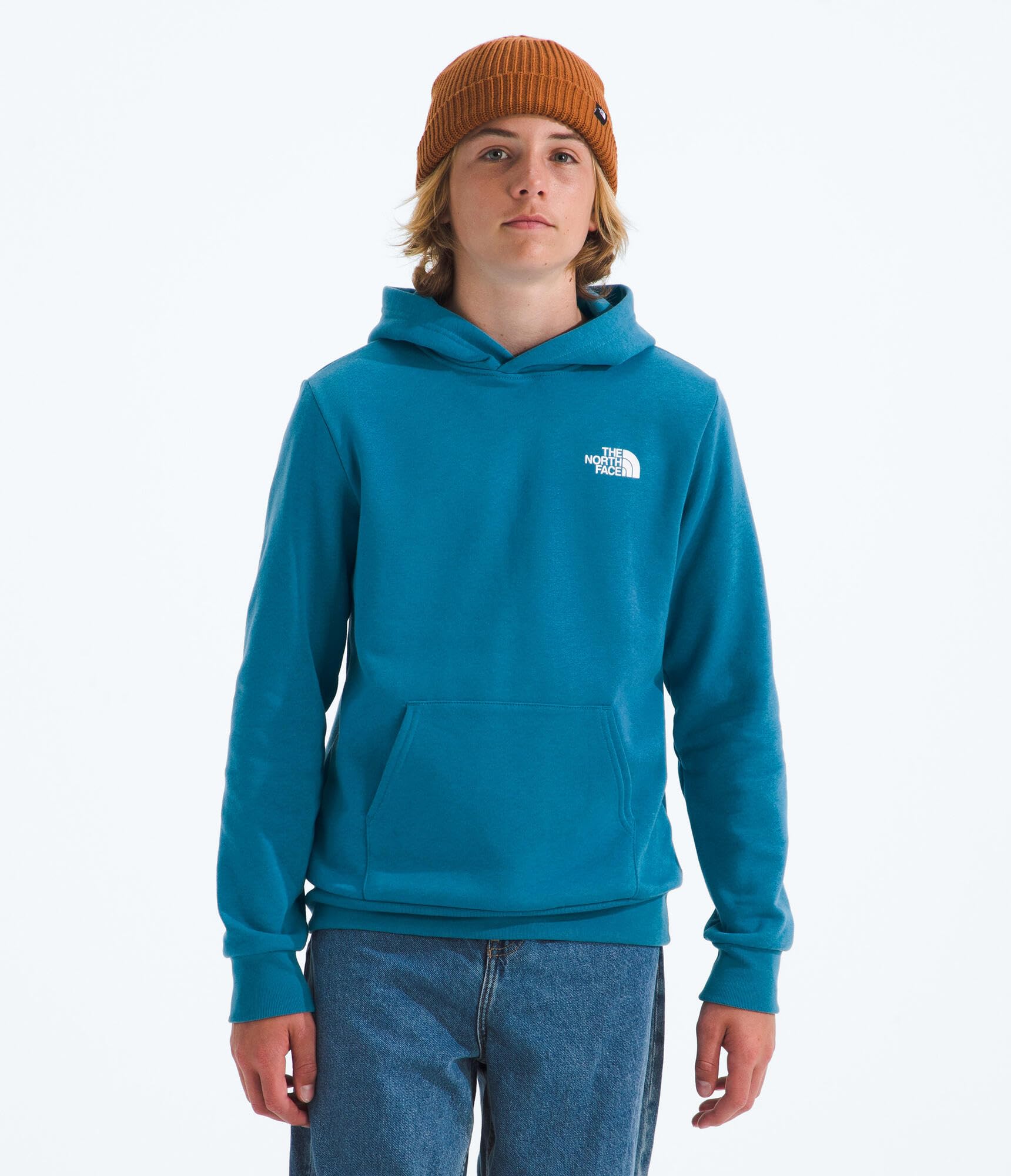Kids Box Logo Pullover Hoodie with Kangaroo Pocket