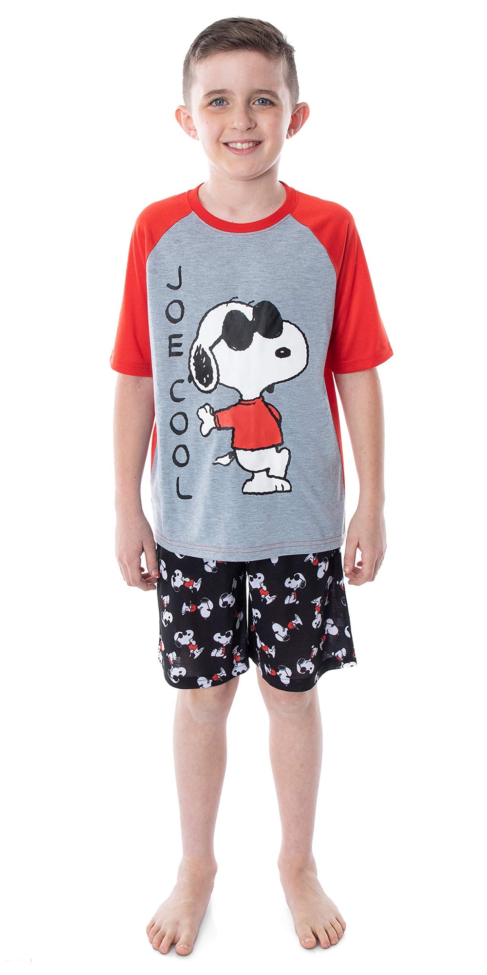 Boys Short Sleeve Graphic Pajama Set