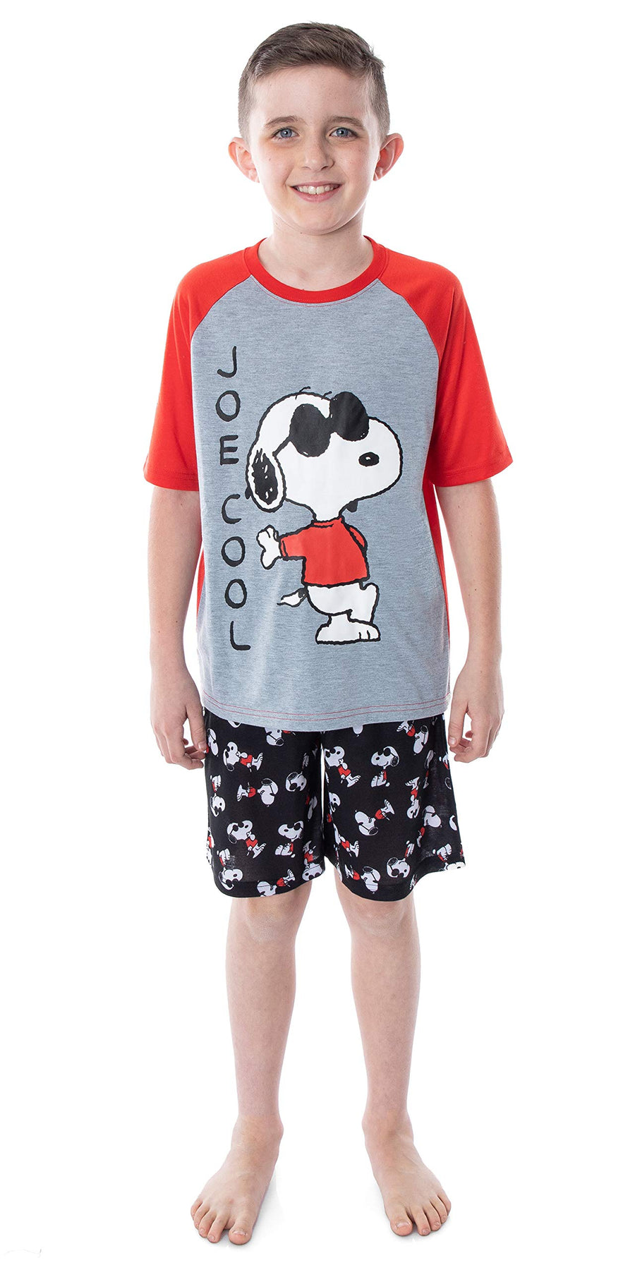 Boys Short Sleeve Graphic Pajama Set