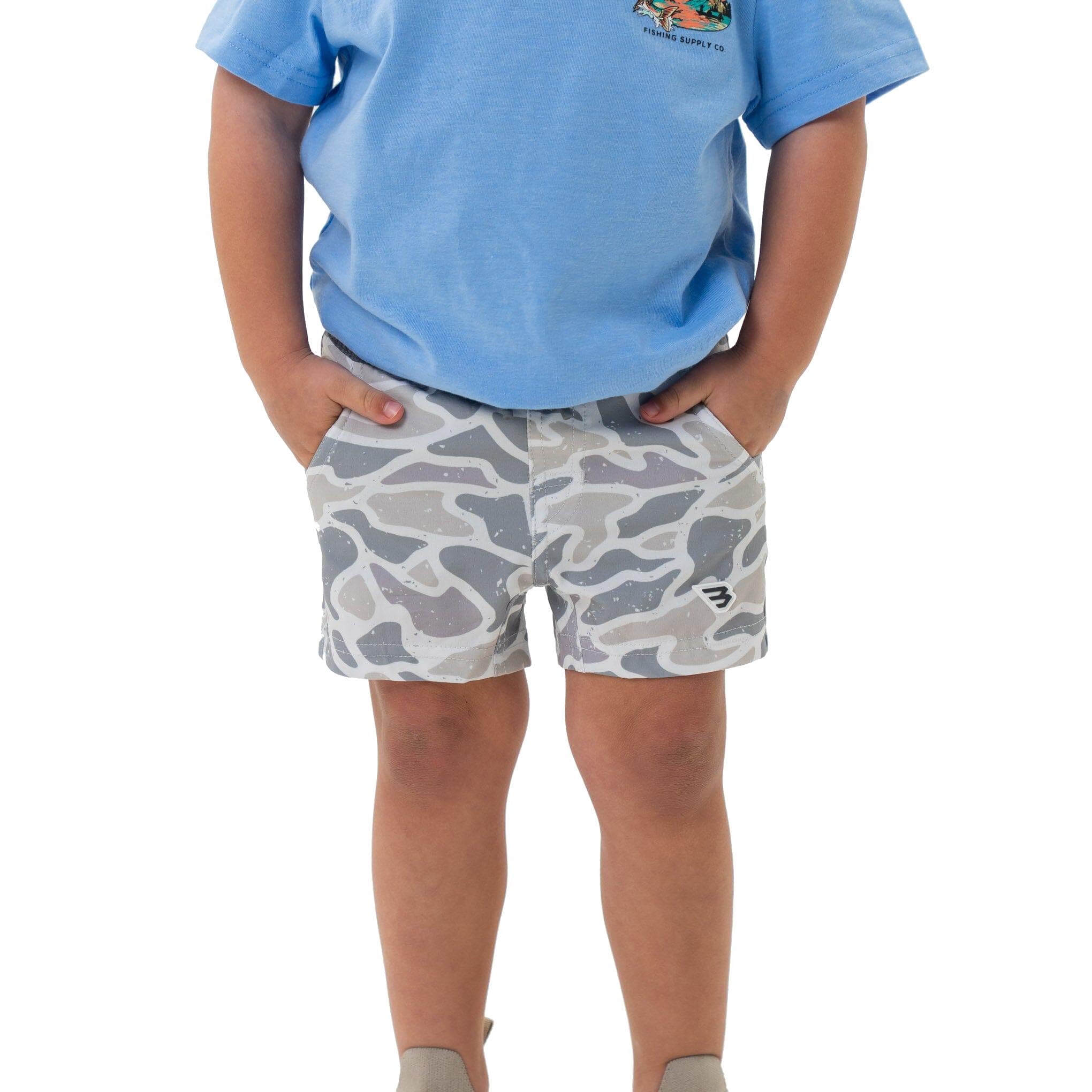 Boys Quick-Dry Stretch Athletic Shorts