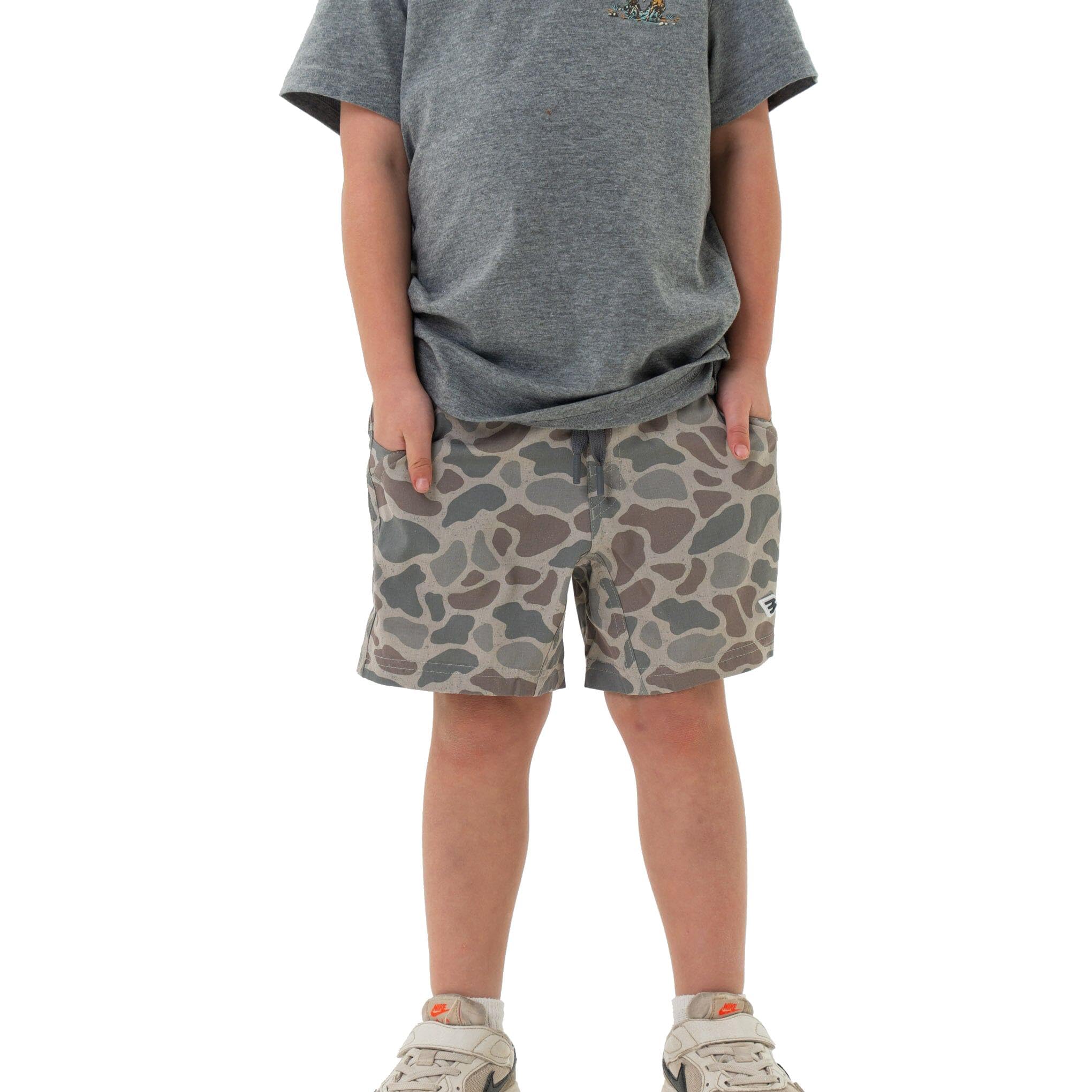 Boys Quick-Dry Stretch Athletic Shorts