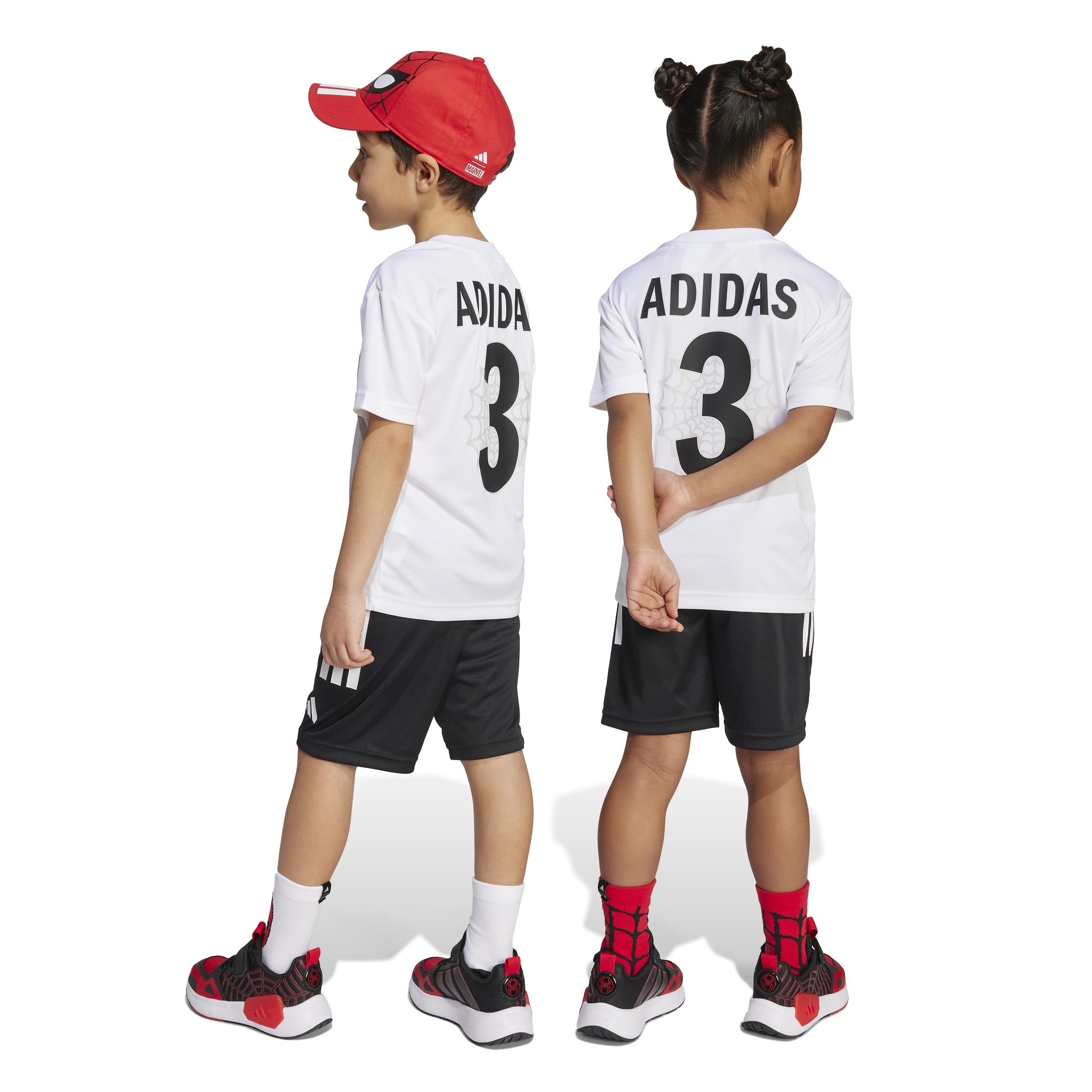 adidas Unisex-Child Marvel Avengers T-Shirt Set