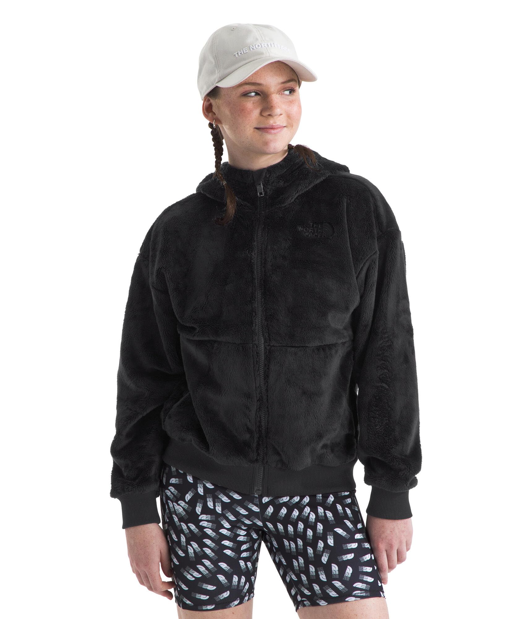 Girls Full-Zip Fleece Hooded Jacket