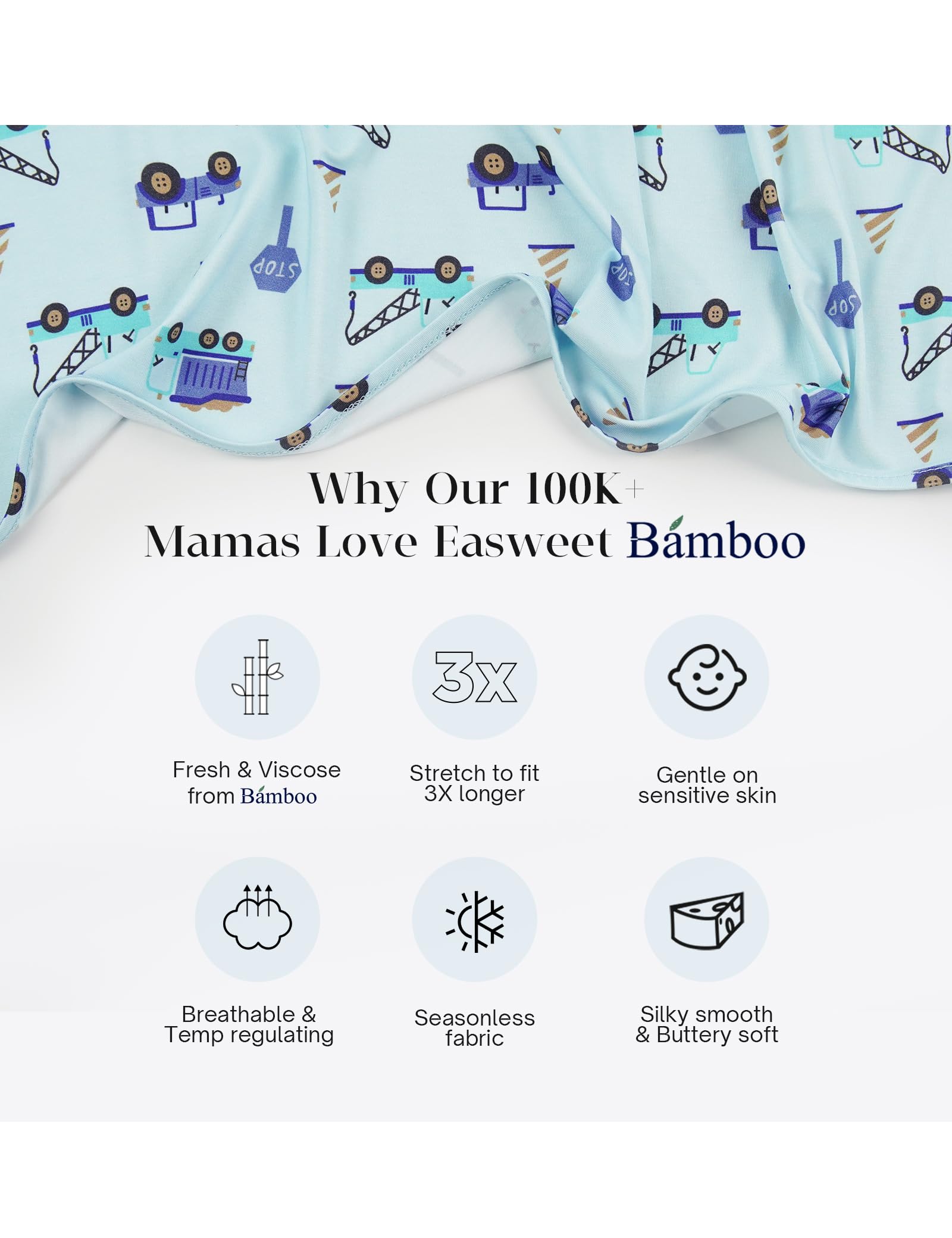 EASWEET Bamboo Viscose Toddler Girl Pajamas Ruffled Long Sleeve Kid Girls Lounge Set