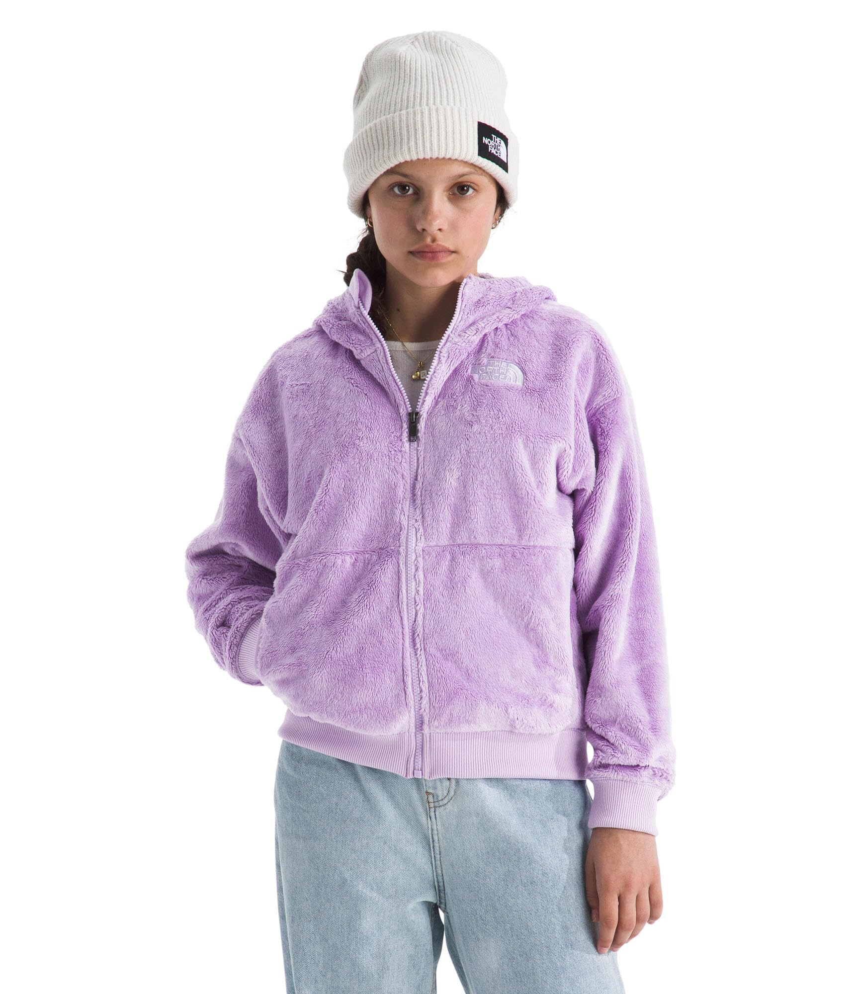Girls Full-Zip Fleece Hooded Jacket