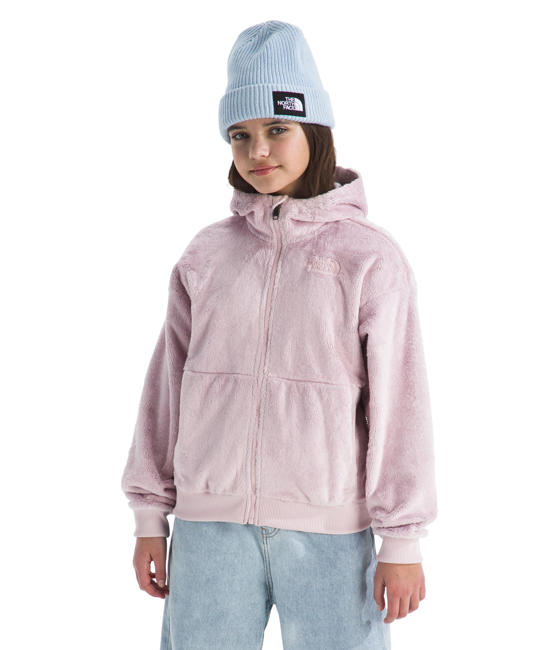 Girls Full-Zip Fleece Hooded Jacket
