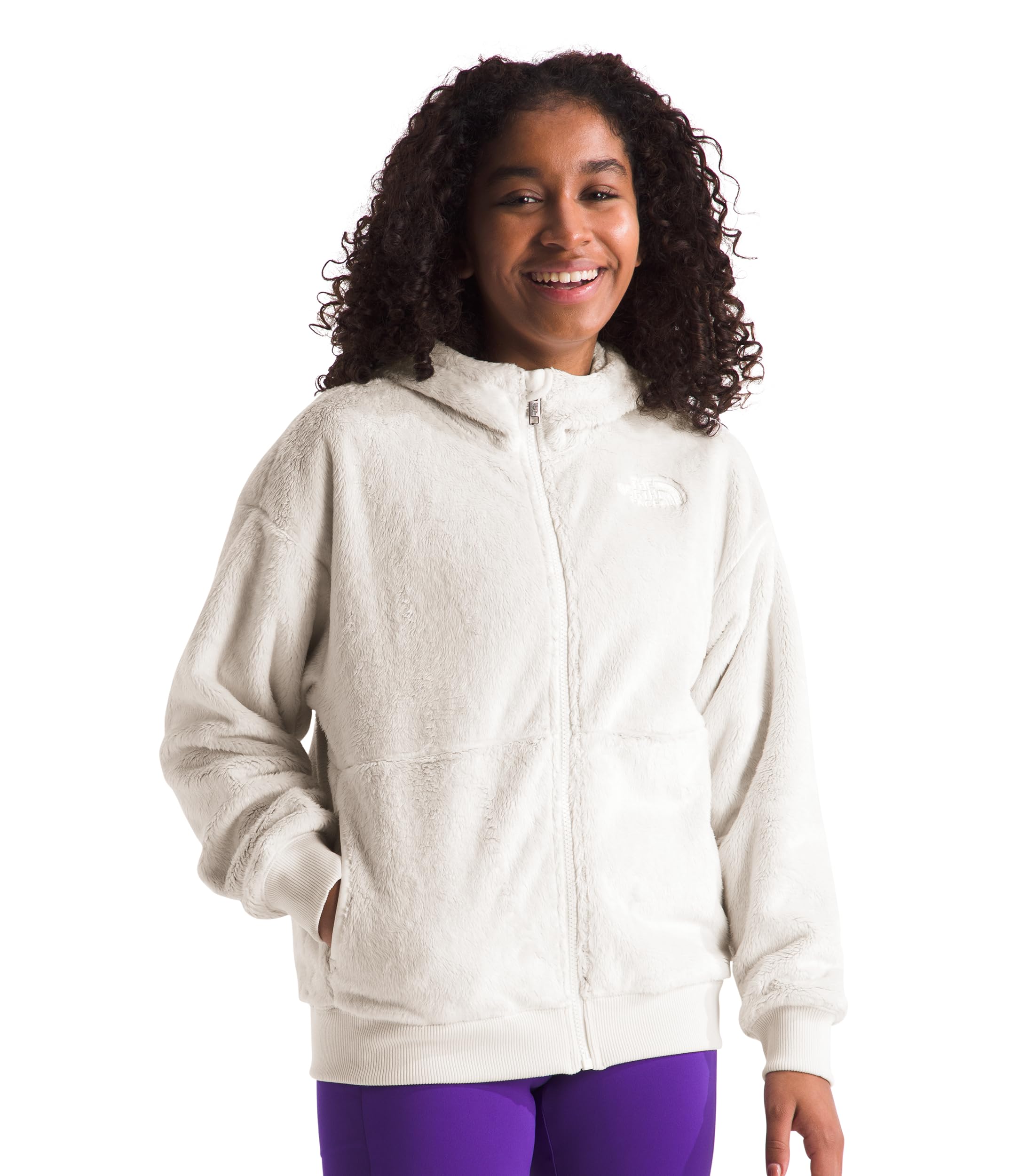 Girls Full-Zip Fleece Hooded Jacket