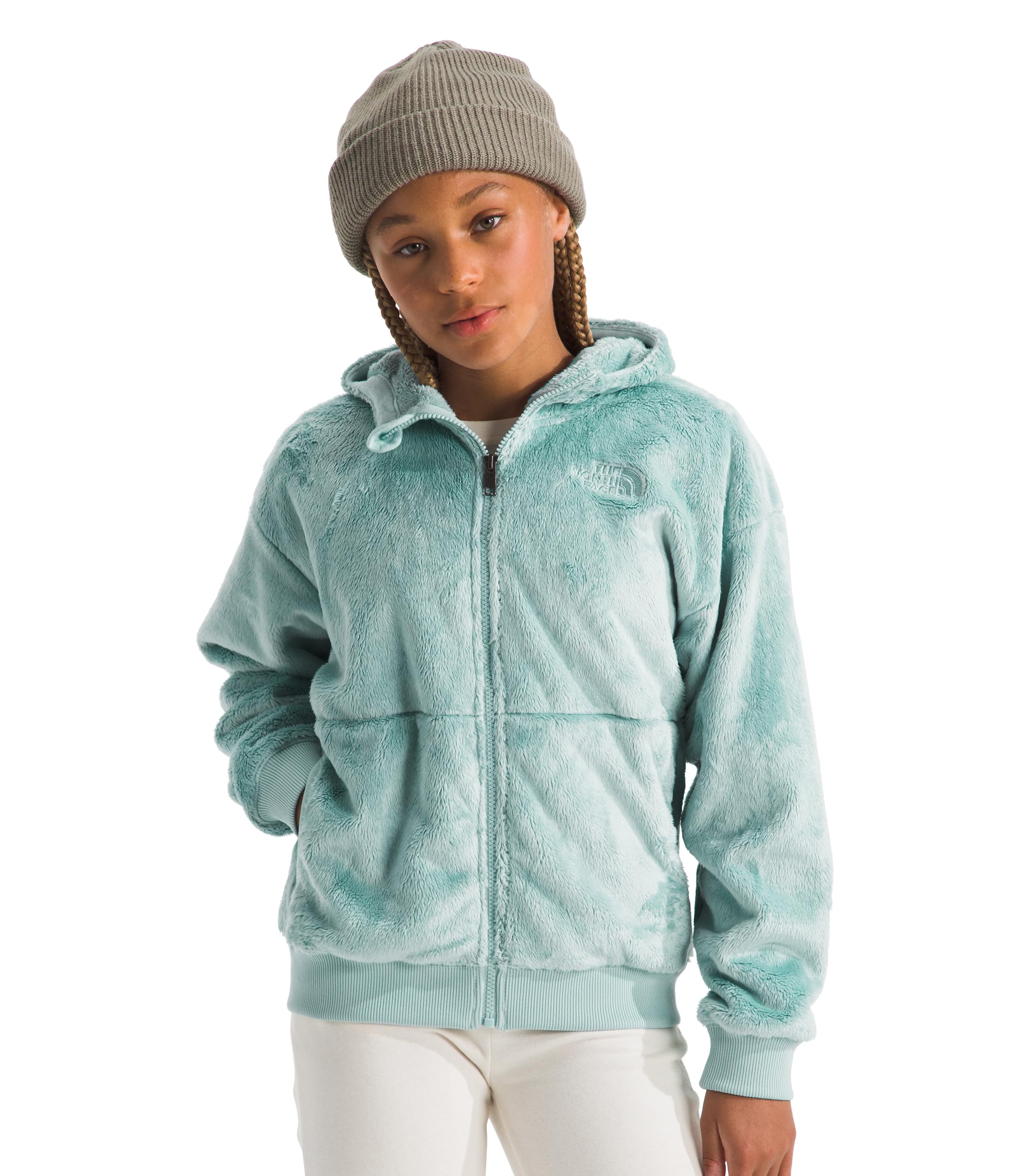 Girls Full-Zip Fleece Hooded Jacket