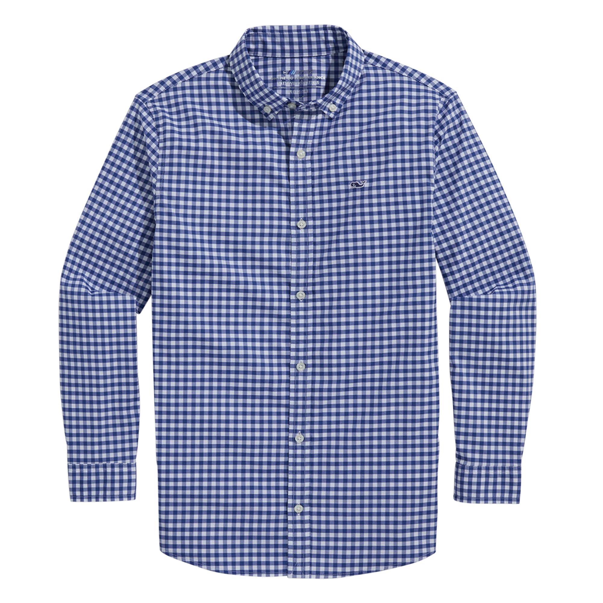 Vineyard Vines Boys' On-The-go Gingham Button-Down Shirt